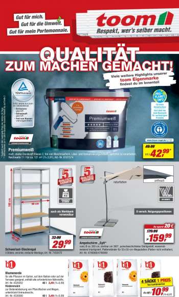 Prospekte toom Baumarkt - 10.06.2023 - 16.06.2023.