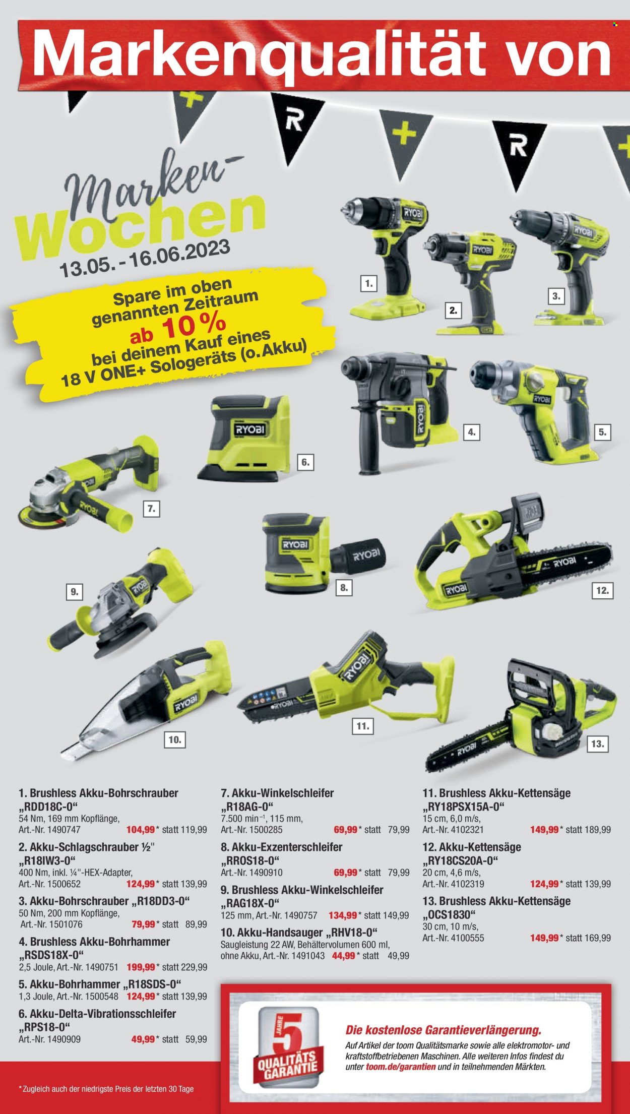toom Baumarkt Prospekte  - 10.06.2023 - 16.06.2023. Seite 16
