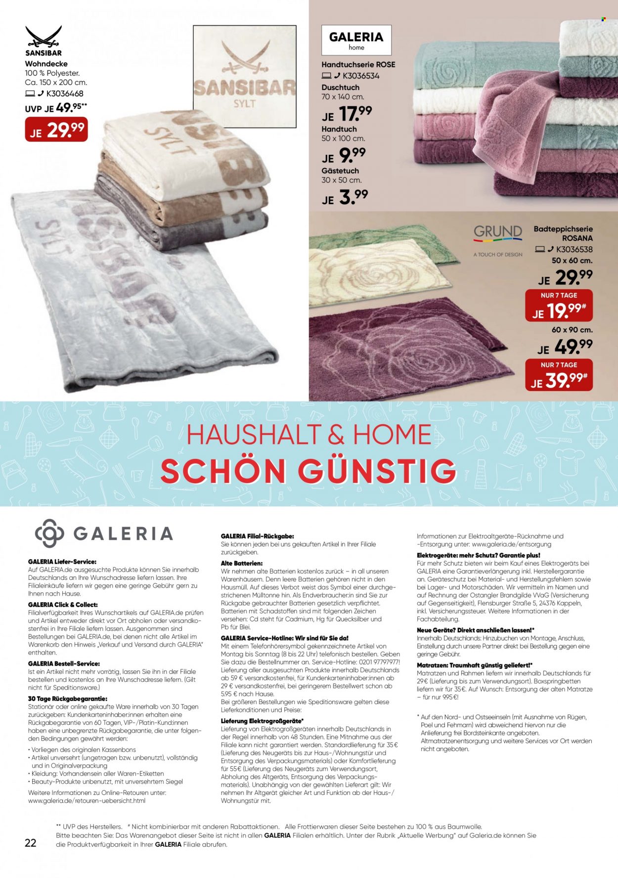GALERIA Karstadt Kaufhof Prospekte  - 5.06.2023 - 11.06.2023. Seite 22