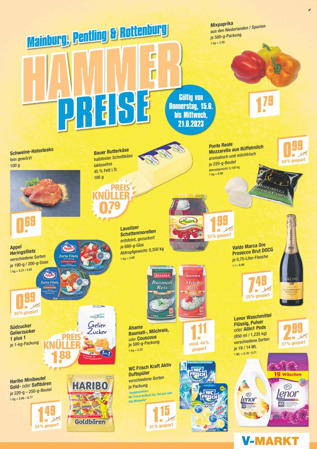 V-Markt Prospekte  - 15.06.2023 - 21.06.2023. Seite 1