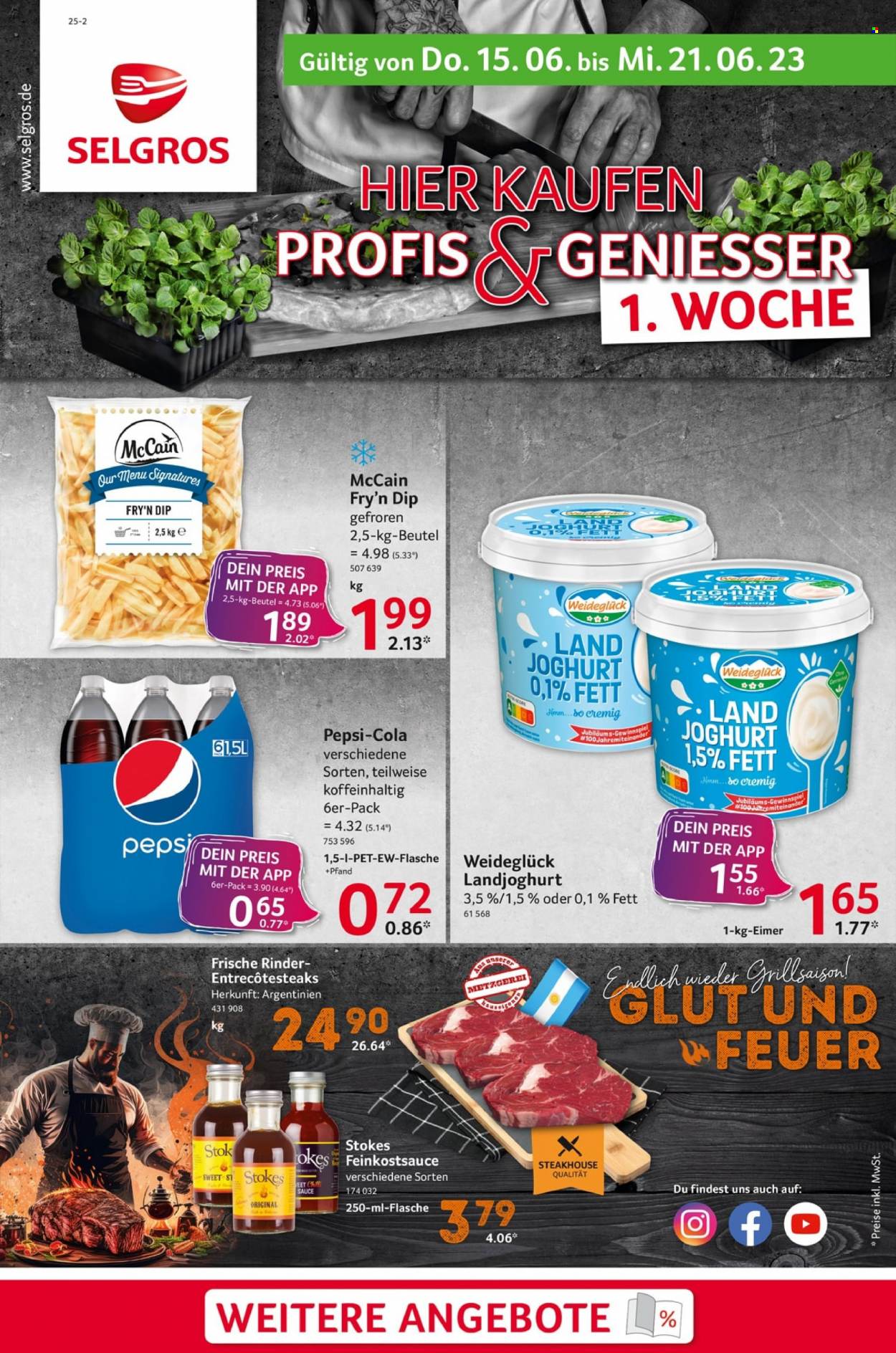 Selgros Prospekte  - 15.06.2023 - 21.06.2023. Seite 1