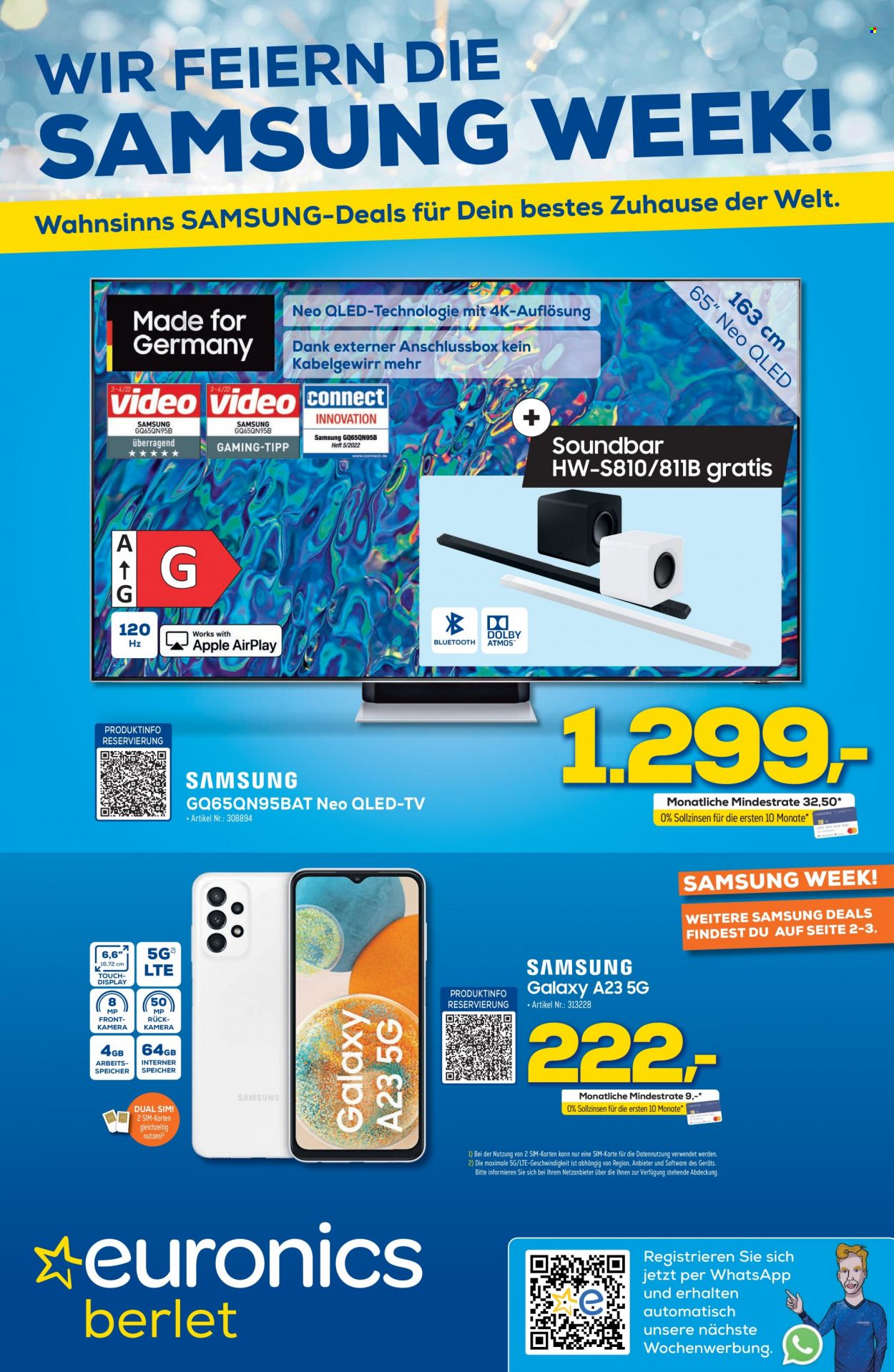 Euronics Prospekte  - 10.06.2023 - 17.06.2023. Seite 1