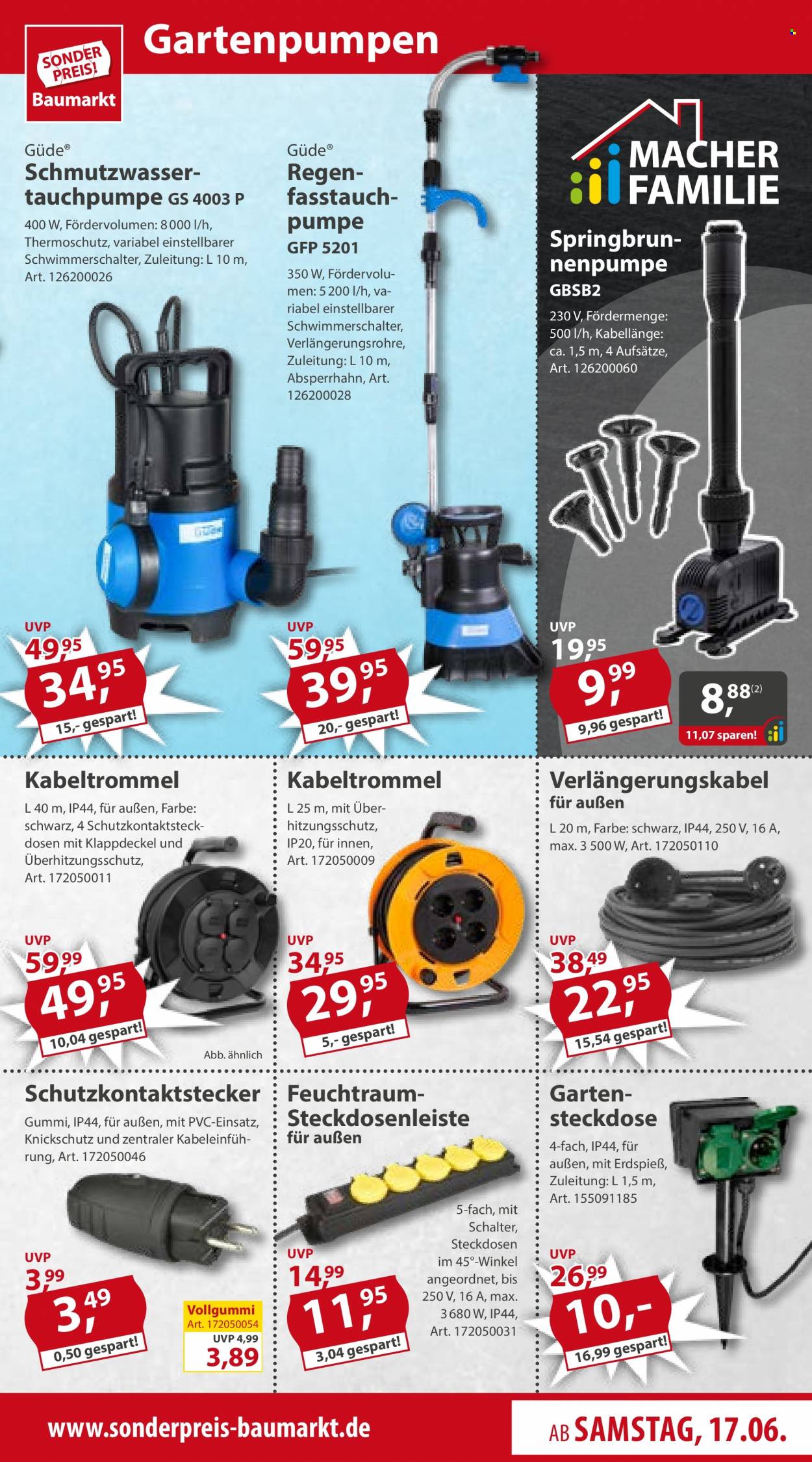 Sonderpreis-Baumarkt Prospekte  - 17.06.2023 - 23.06.2023. Seite 7