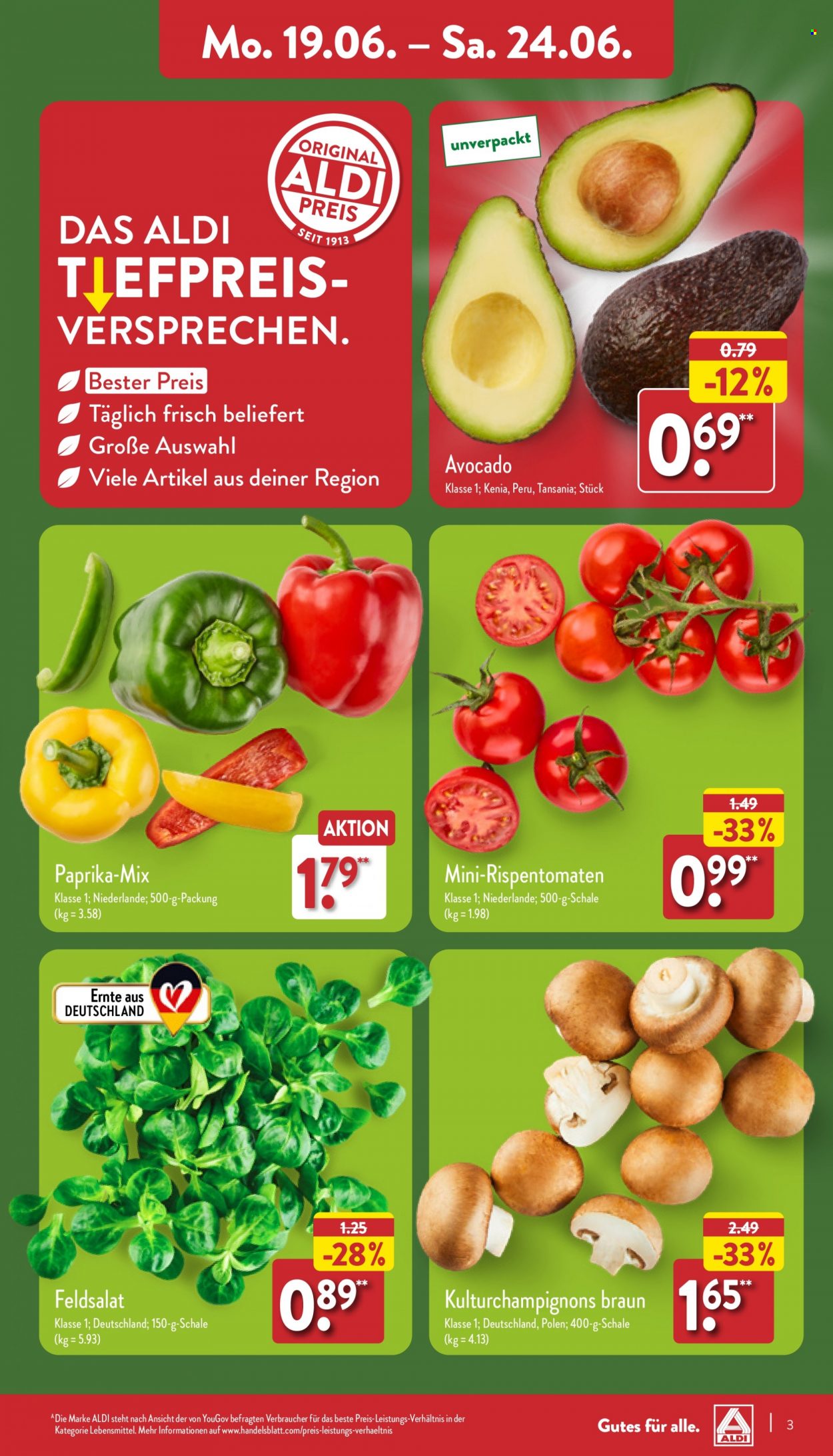 ALDI Nord Prospekte  - 19.06.2023 - 24.06.2023. Seite 3
