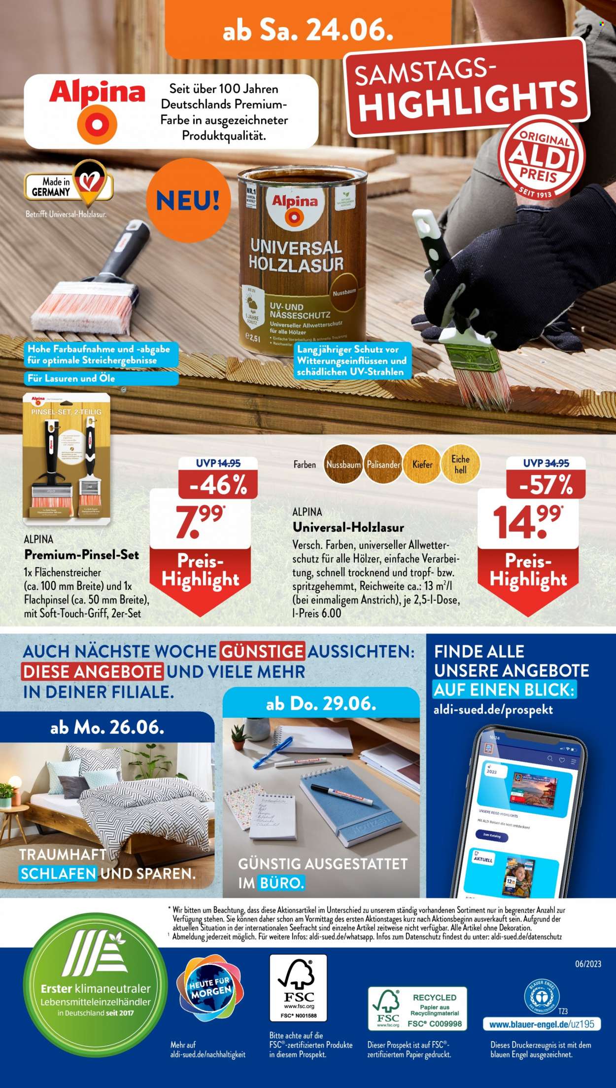 ALDI SÜD Prospekte  - 19.06.2023 - 24.06.2023. Seite 39
