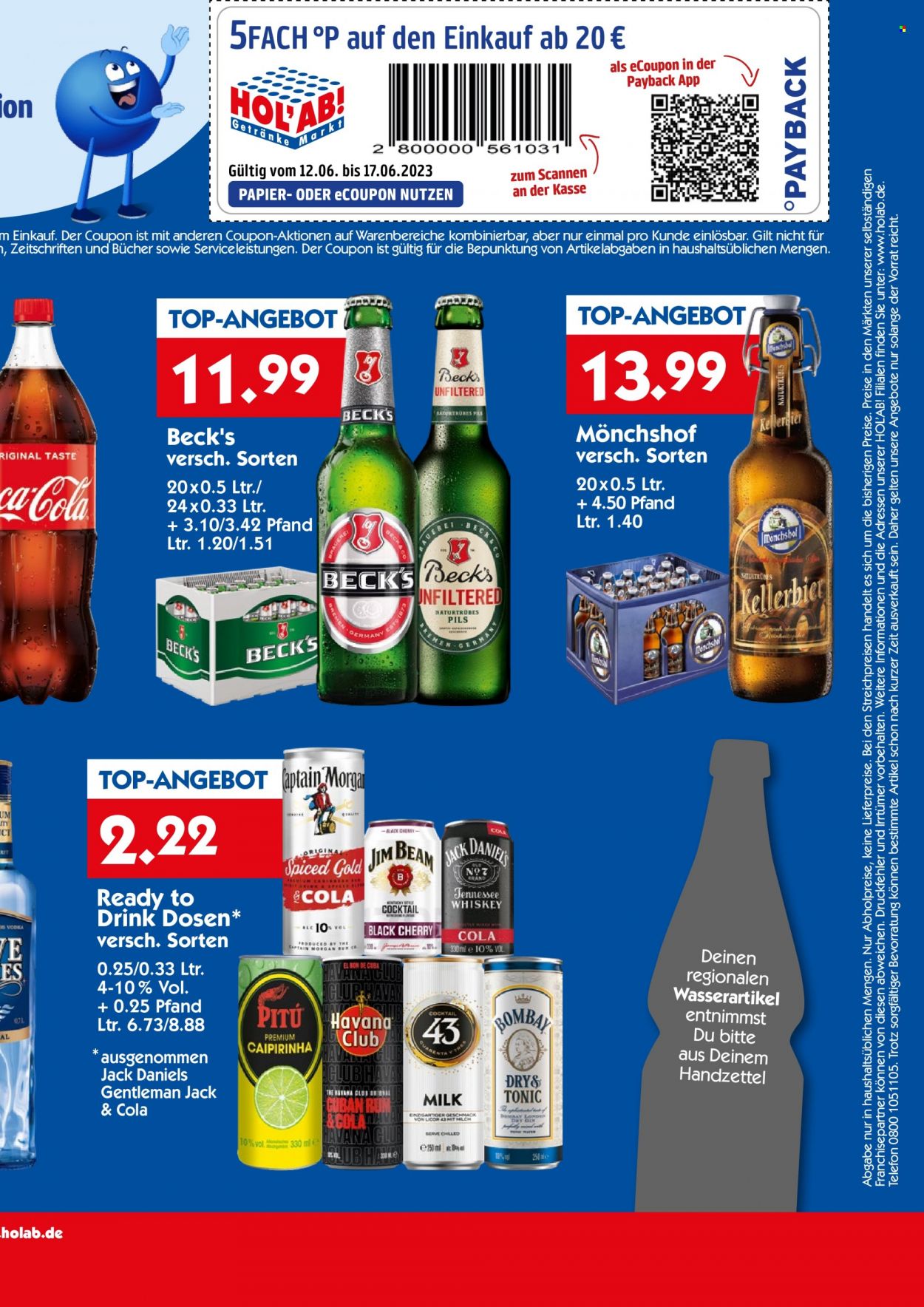 Hol'ab! Getränkemarkt Prospekte  - 12.06.2023 - 17.06.2023. Seite 3