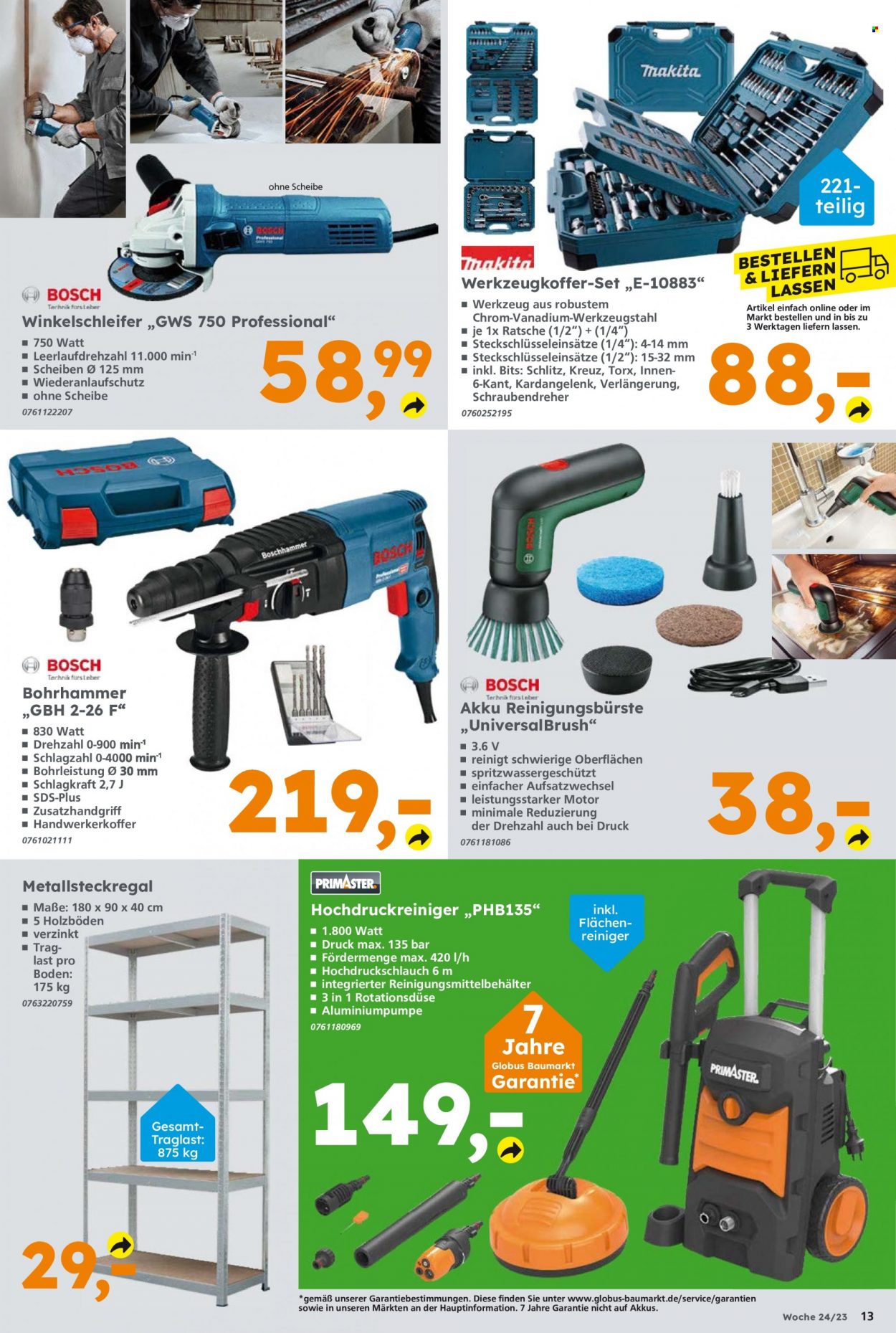 Globus Baumarkt Prospekte  - 12.06.2023 - 17.06.2023. Seite 13