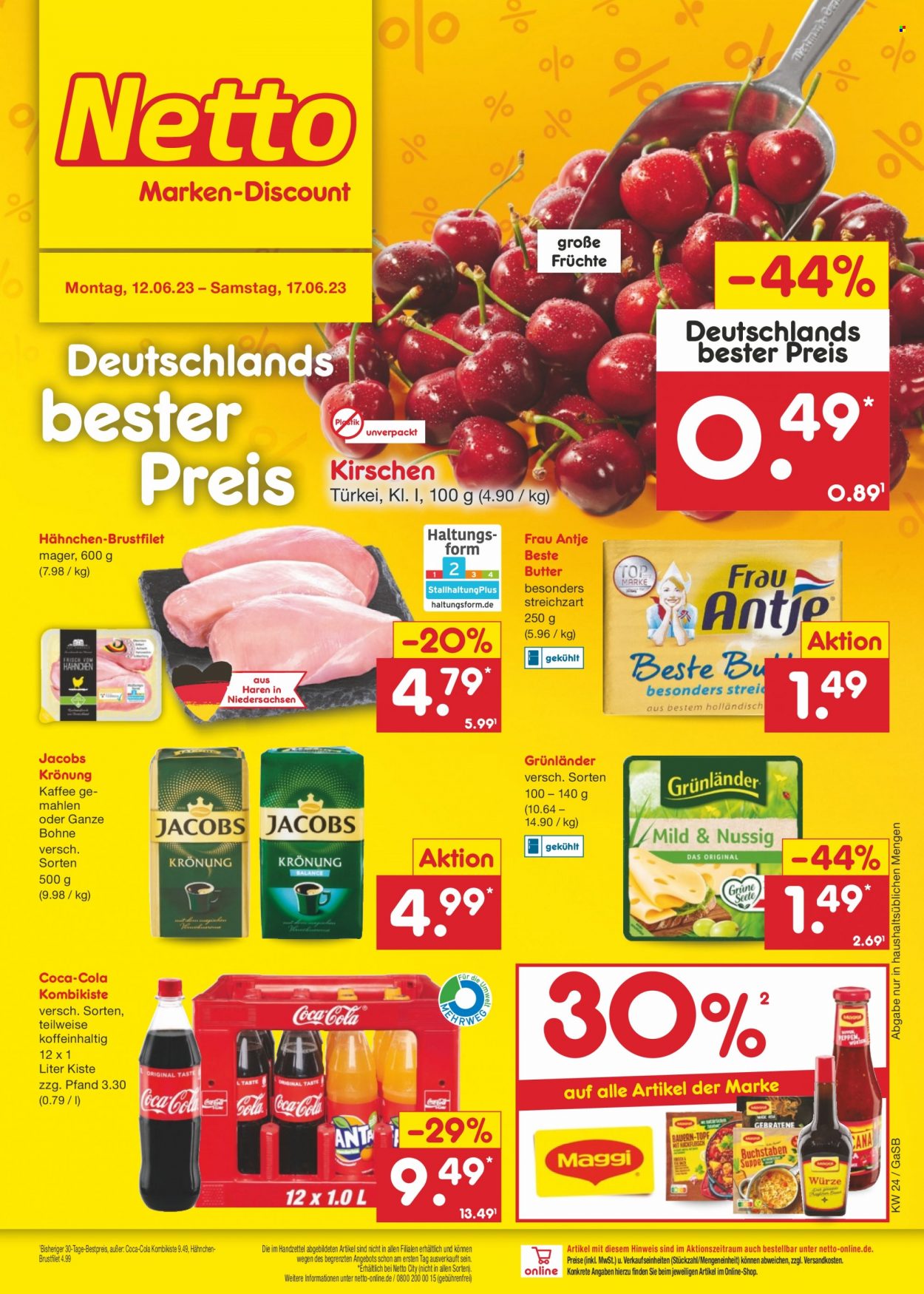 Netto Marken-Discount Prospekte  - 12.06.2023 - 17.06.2023. Seite 1