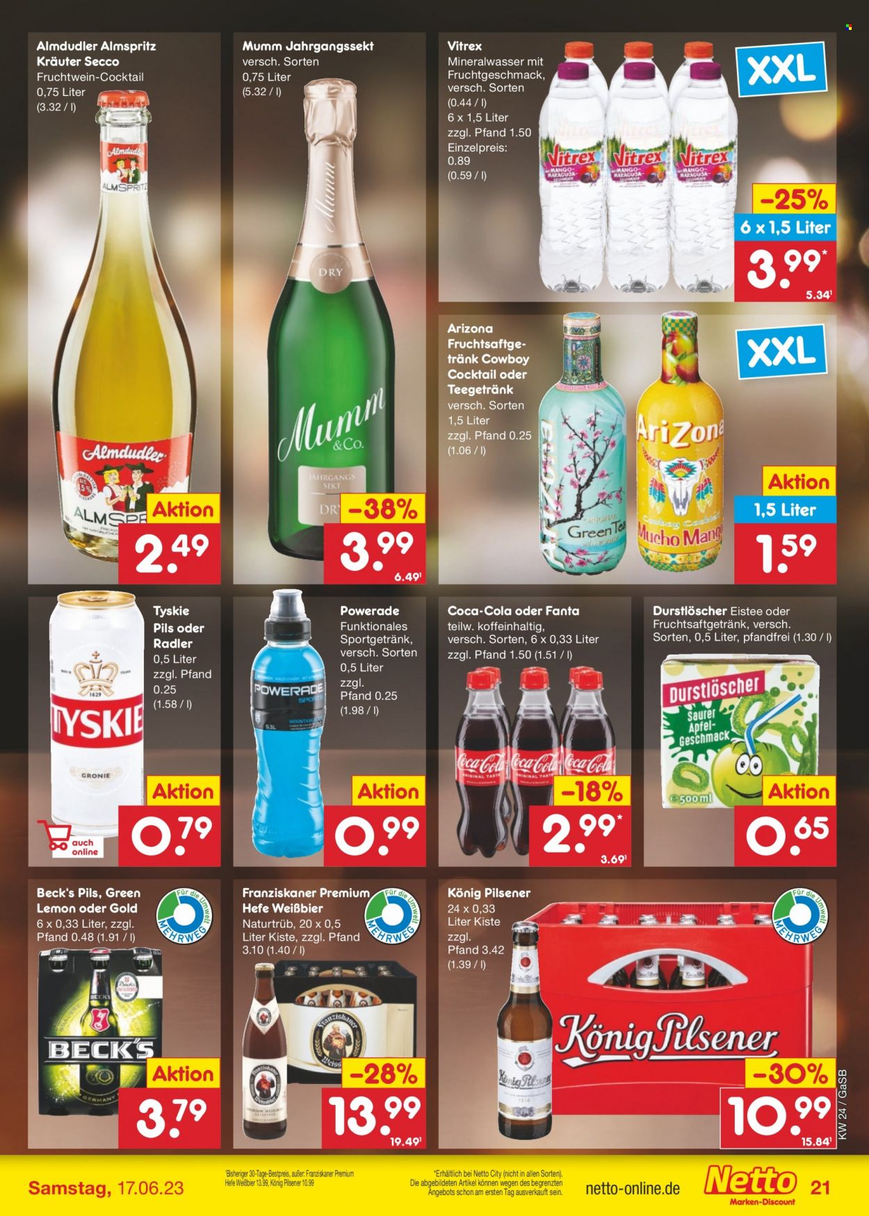 Netto Marken-Discount Prospekte  - 12.06.2023 - 17.06.2023. Seite 21