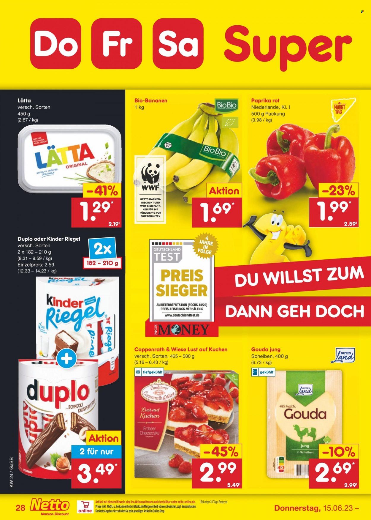 Netto Marken-Discount Prospekte  - 12.06.2023 - 17.06.2023. Seite 28