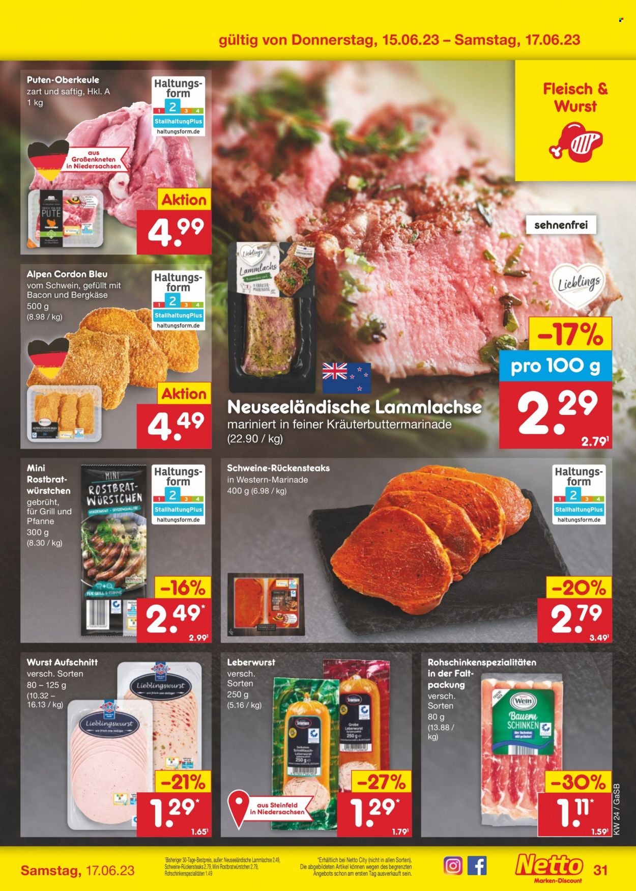 Netto Marken-Discount Prospekte  - 12.06.2023 - 17.06.2023. Seite 31