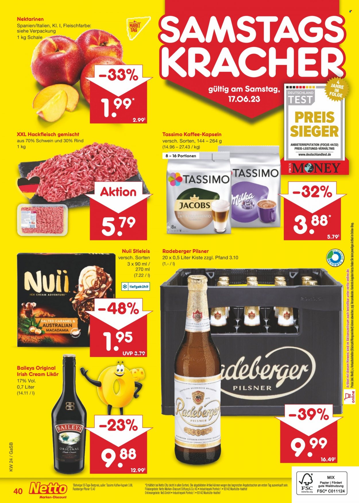 Netto Marken-Discount Prospekte  - 12.06.2023 - 17.06.2023. Seite 40