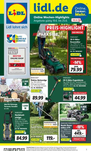 Leták Lidl - 19.6.2023 - 25.6.2023.