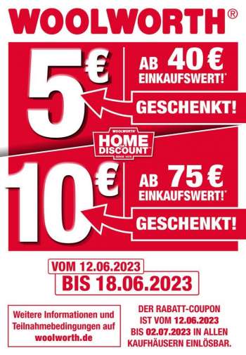 Prospekte Woolworth - 12.06.2023 - 18.06.2023.