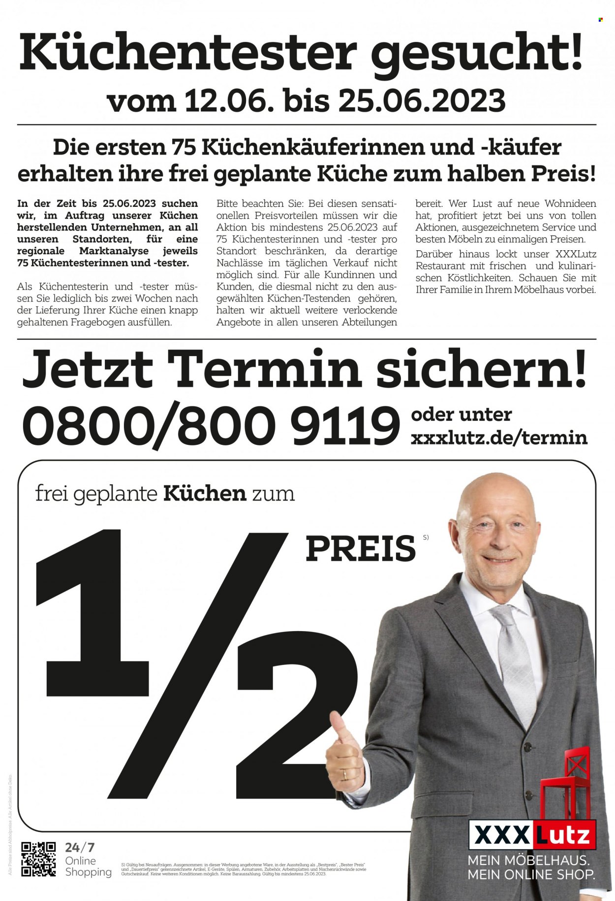 XXXLutz Prospekte  - 12.06.2023 - 9.07.2023. Seite 1