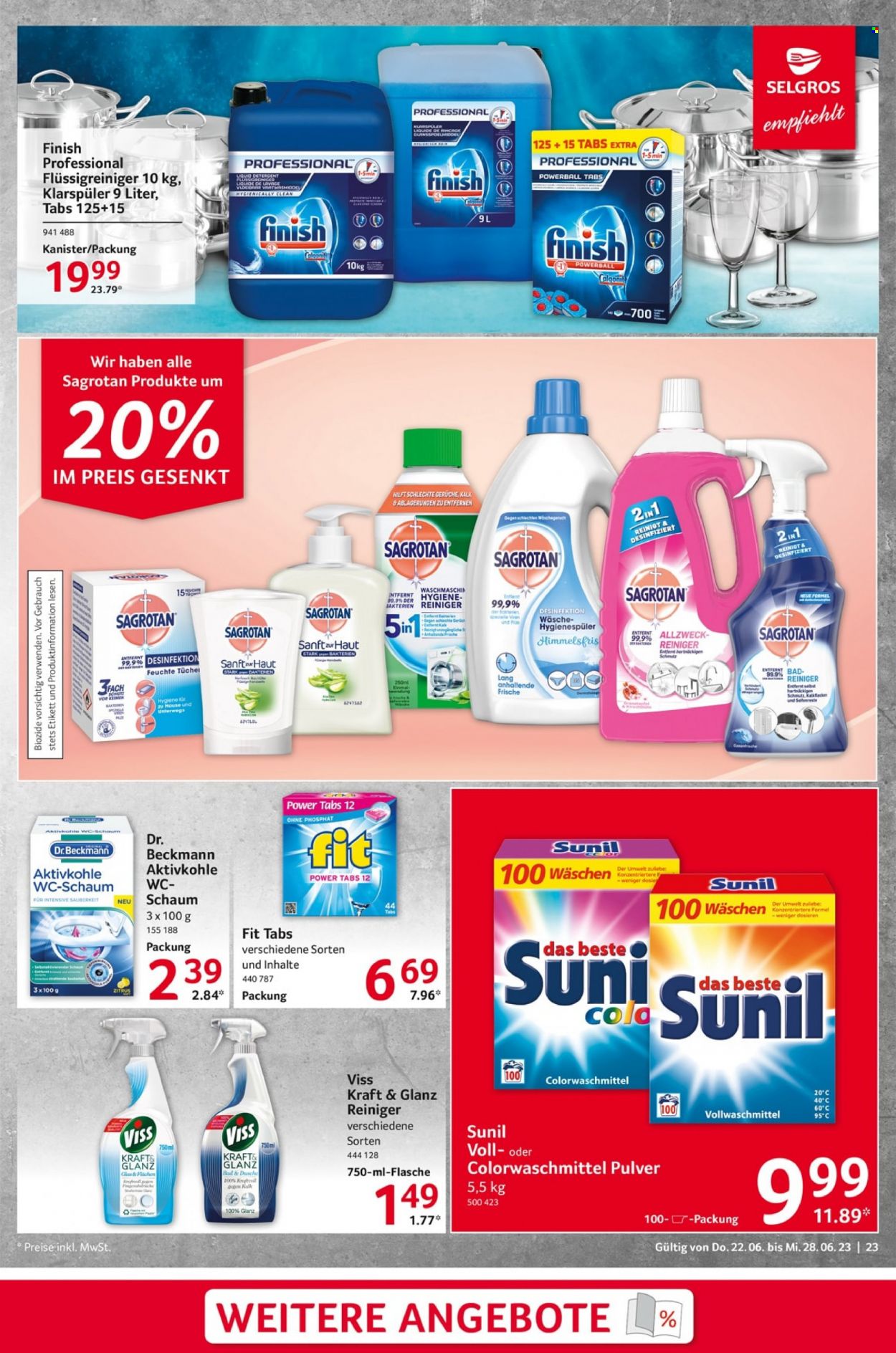 Selgros Prospekte  - 22.06.2023 - 28.06.2023. Seite 23
