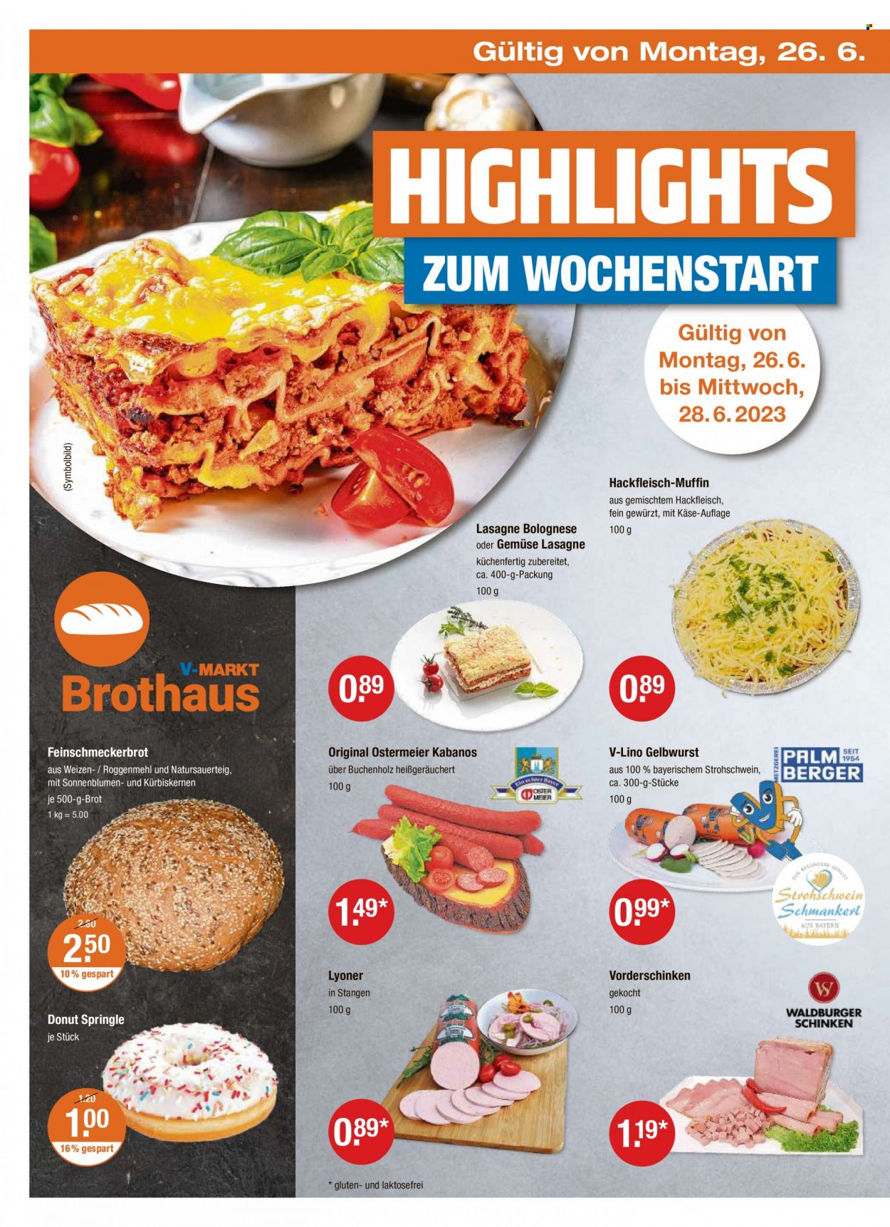 V-Markt Prospekte  - 22.06.2023 - 28.06.2023. Seite 18