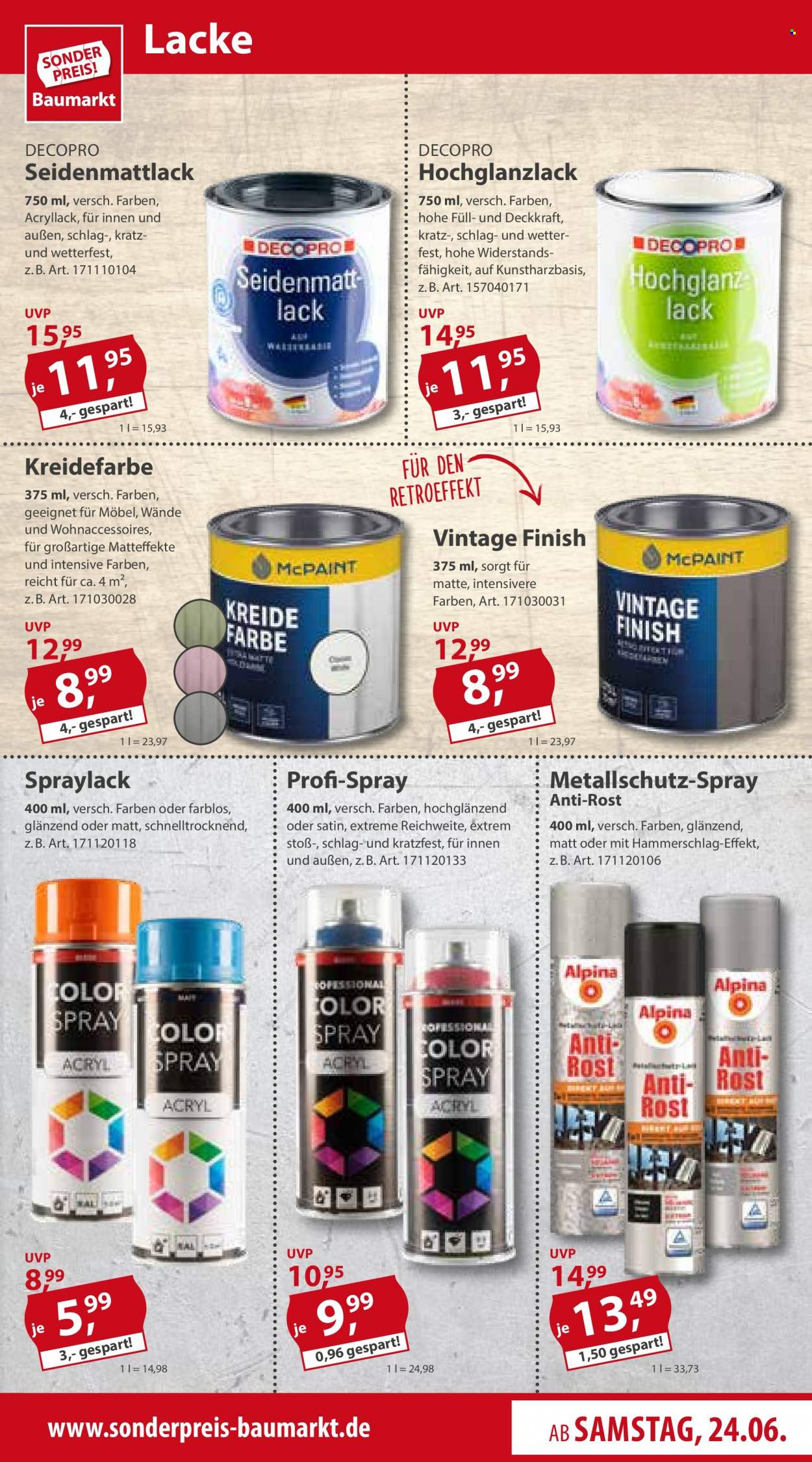 Sonderpreis-Baumarkt Prospekte  - 24.06.2023 - 30.06.2023. Seite 21