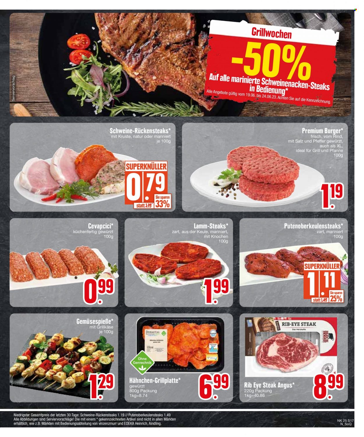 Edeka Prospekte  - 19.06.2023 - 24.06.2023. Seite 17