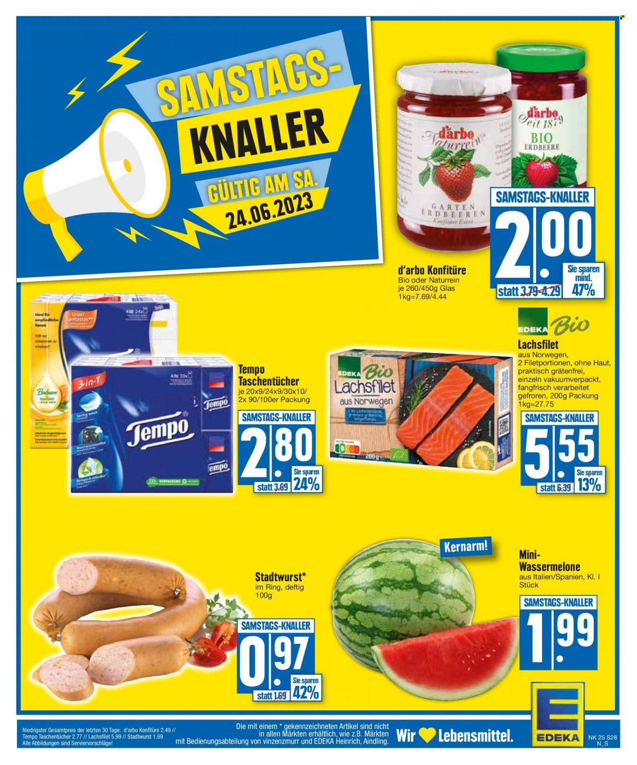 Edeka Prospekte  - 19.06.2023 - 24.06.2023. Seite 28