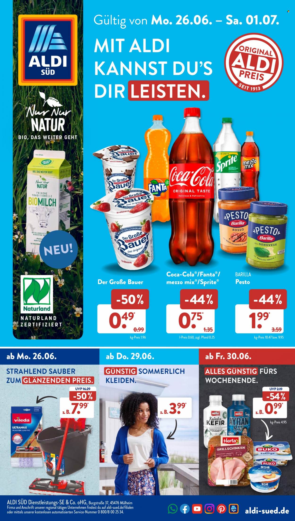 ALDI SÜD Prospekte  - 26.06.2023 - 1.07.2023. Seite 1