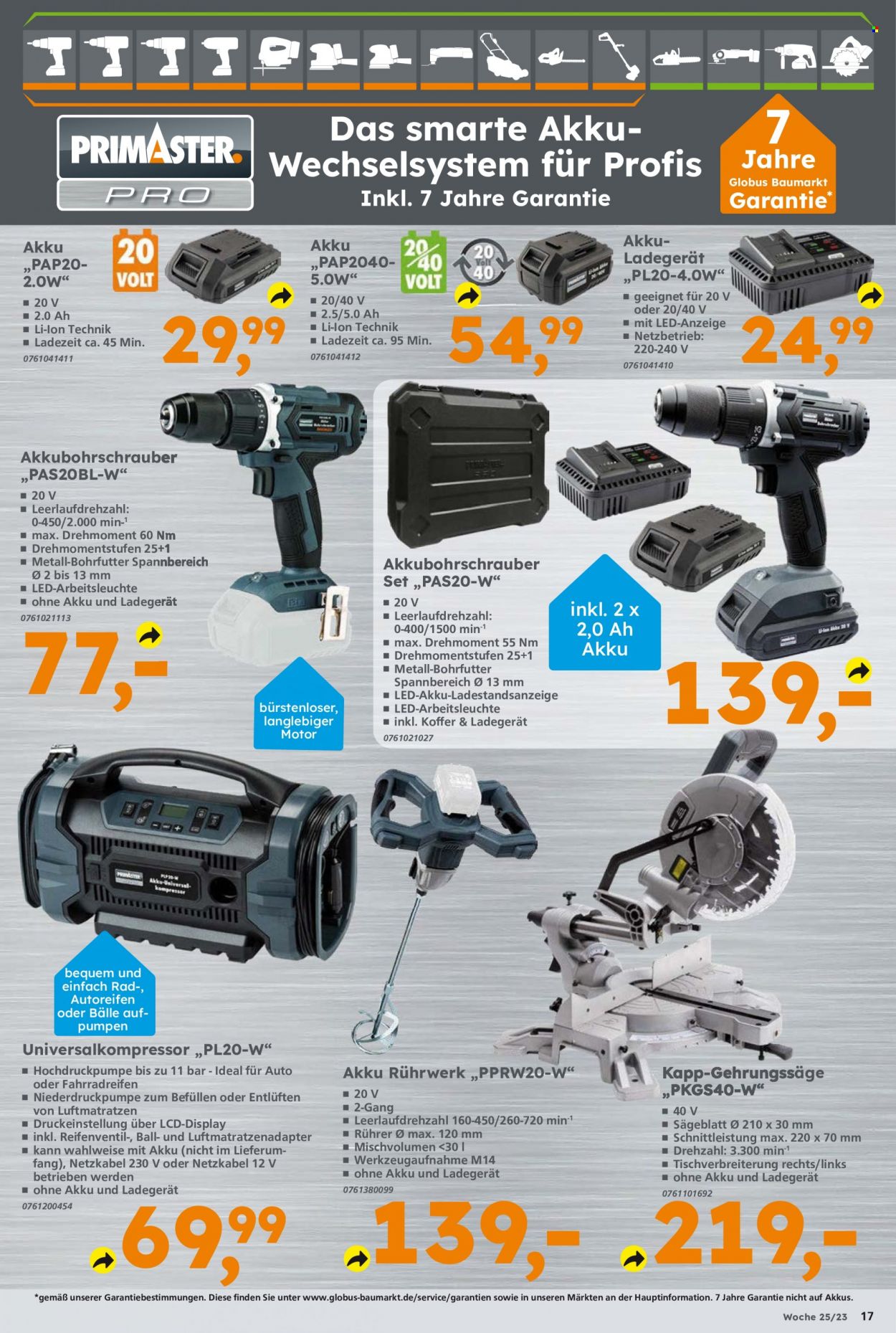 Globus Baumarkt Prospekte  - 19.06.2023 - 24.06.2023. Seite 17