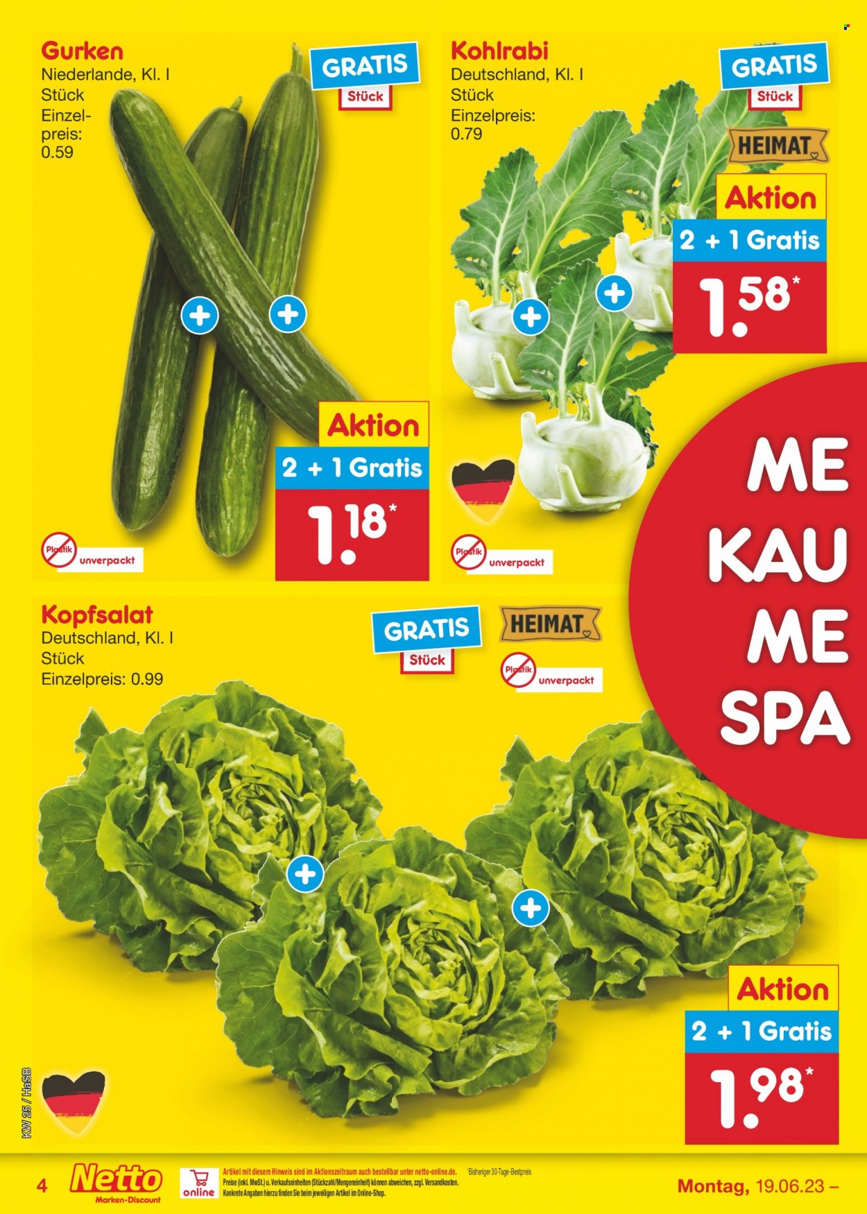 Netto Marken-Discount Prospekte  - 19.06.2023 - 24.06.2023. Seite 4