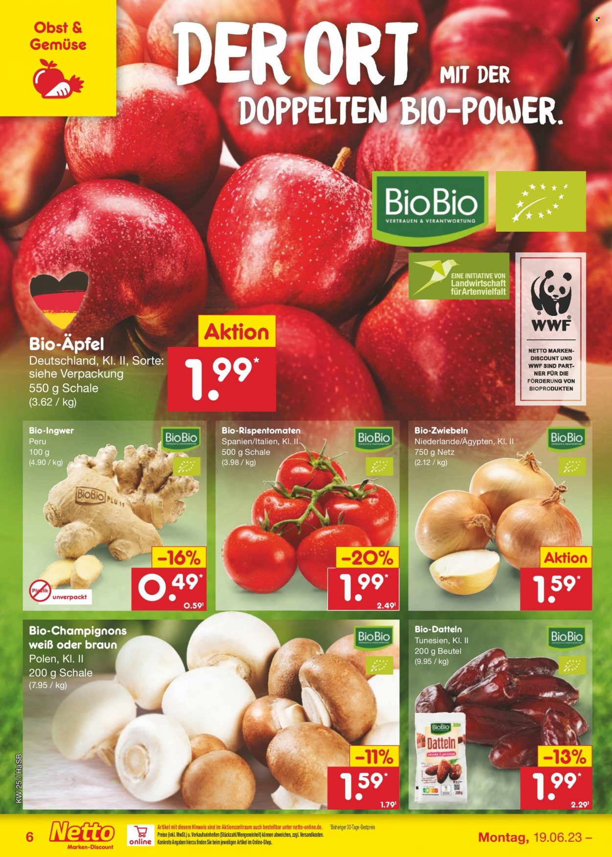 Netto Marken-Discount Prospekte  - 19.06.2023 - 24.06.2023. Seite 6