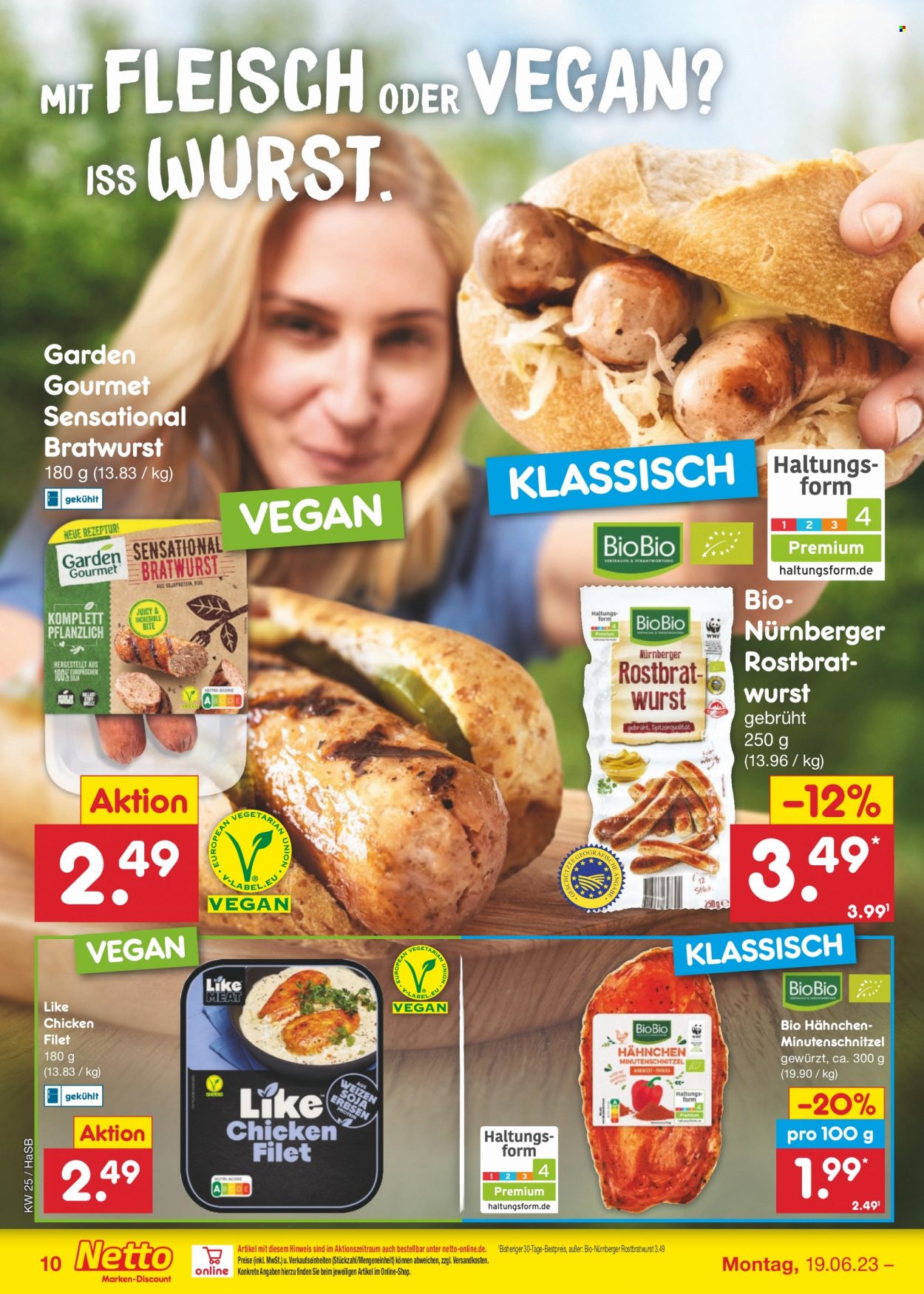 Netto Marken-Discount Prospekte  - 19.06.2023 - 24.06.2023. Seite 10