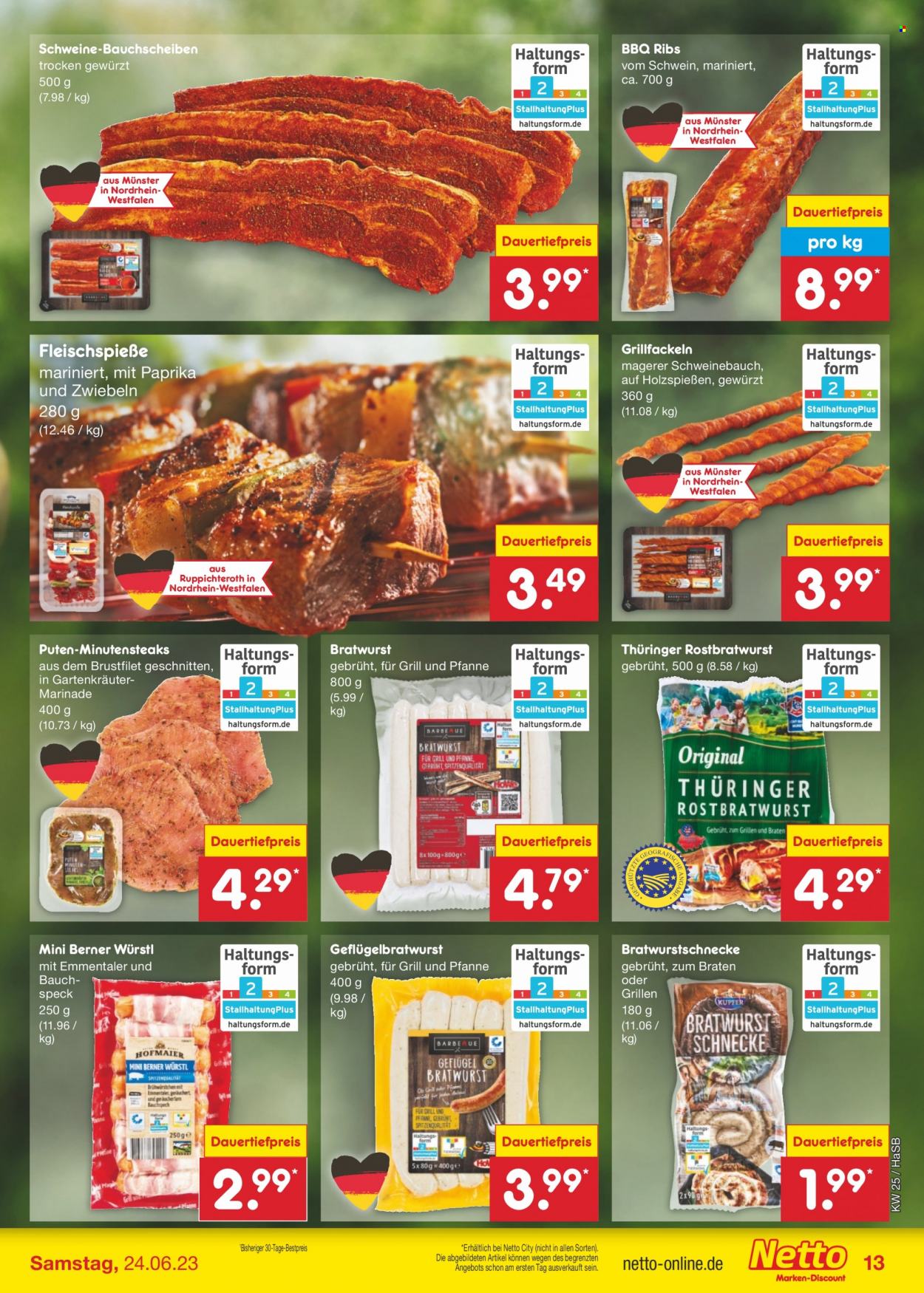 Netto Marken-Discount Prospekte  - 19.06.2023 - 24.06.2023. Seite 13
