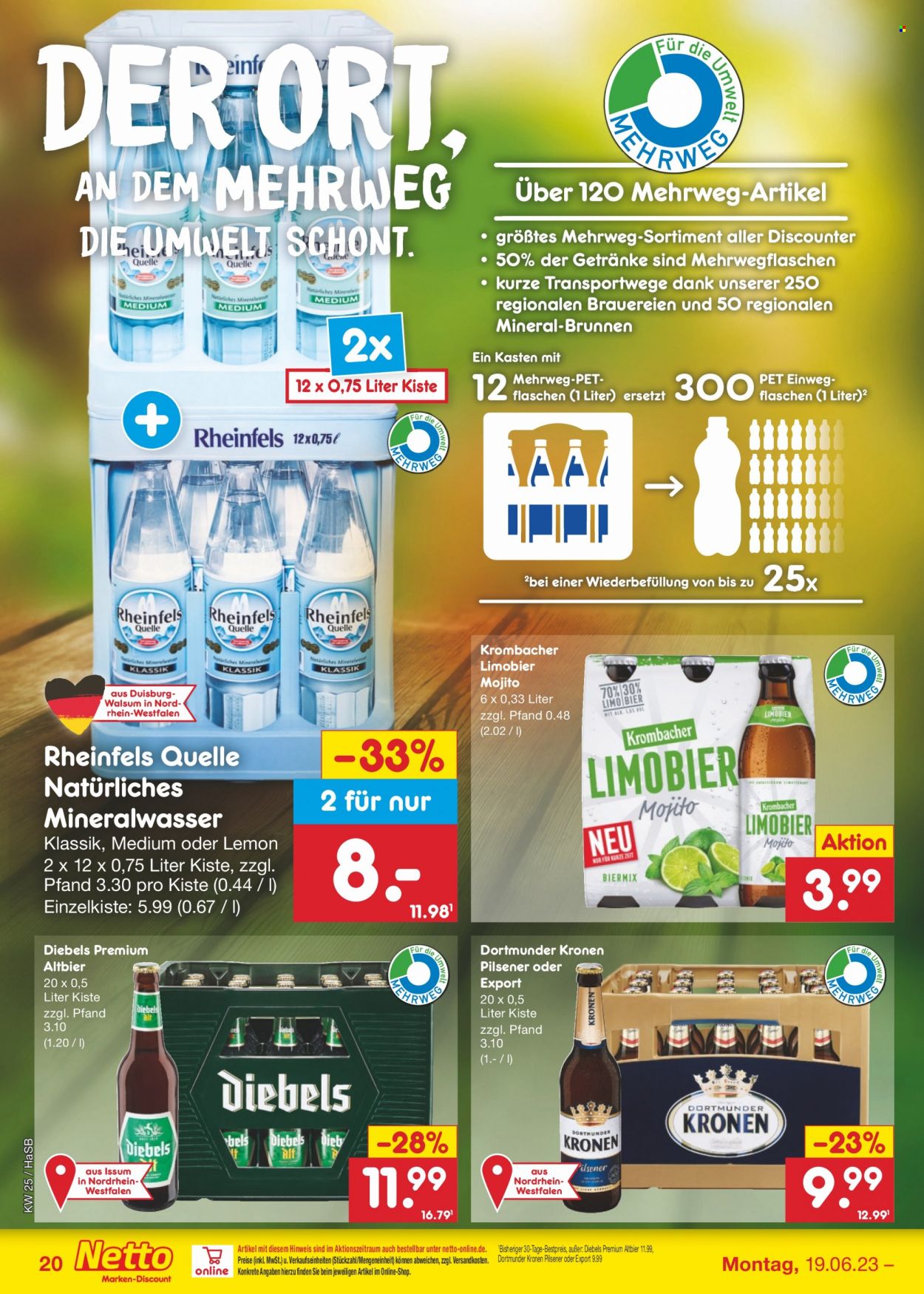 Netto Marken-Discount Prospekte  - 19.06.2023 - 24.06.2023. Seite 20