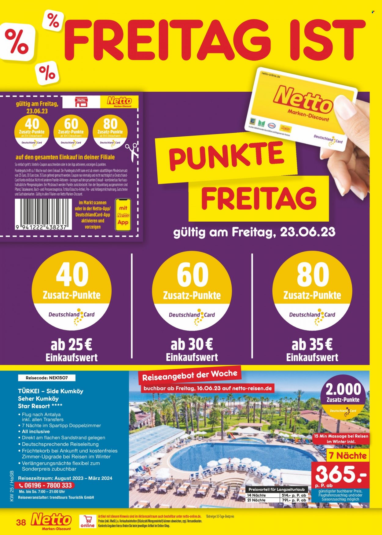 Netto Marken-Discount Prospekte  - 19.06.2023 - 24.06.2023. Seite 38