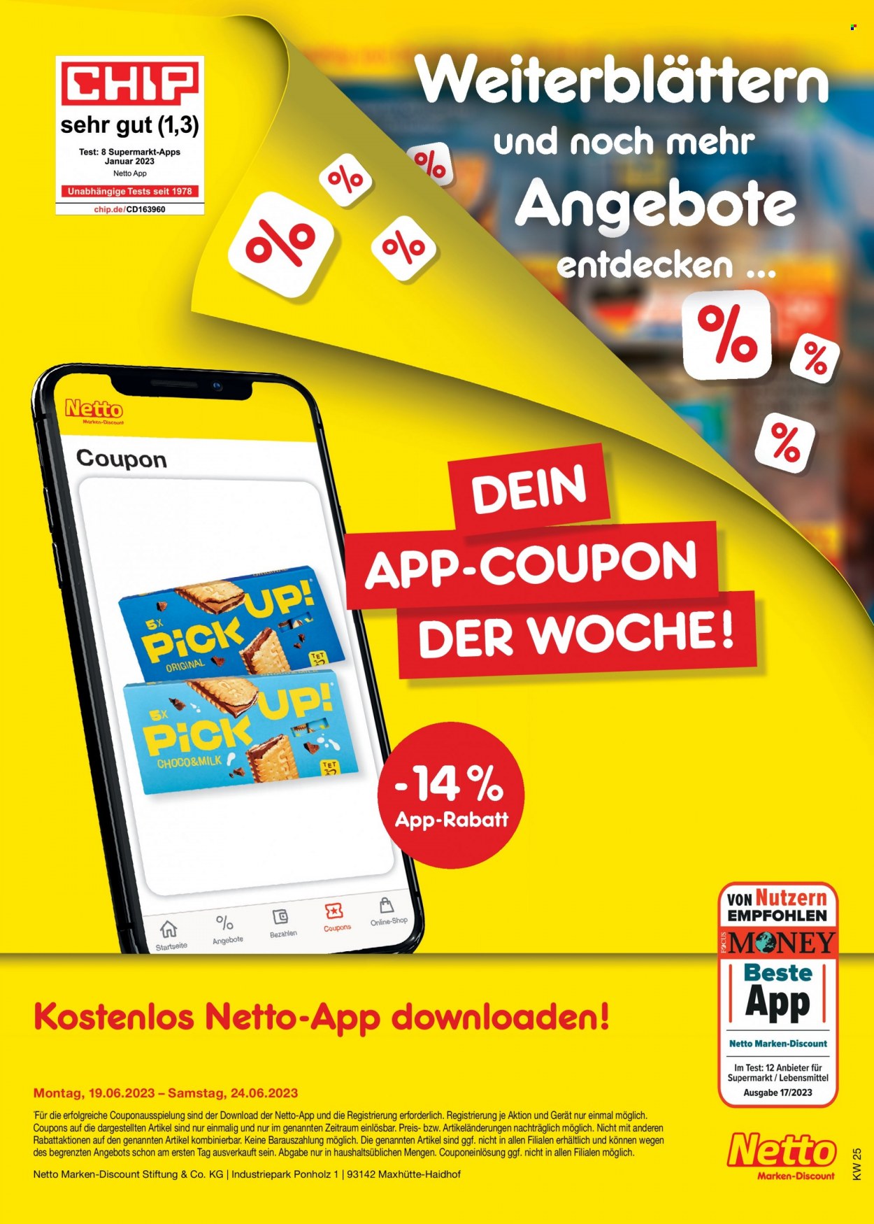 Netto Marken-Discount Prospekte  - 19.06.2023 - 24.06.2023. Seite 41