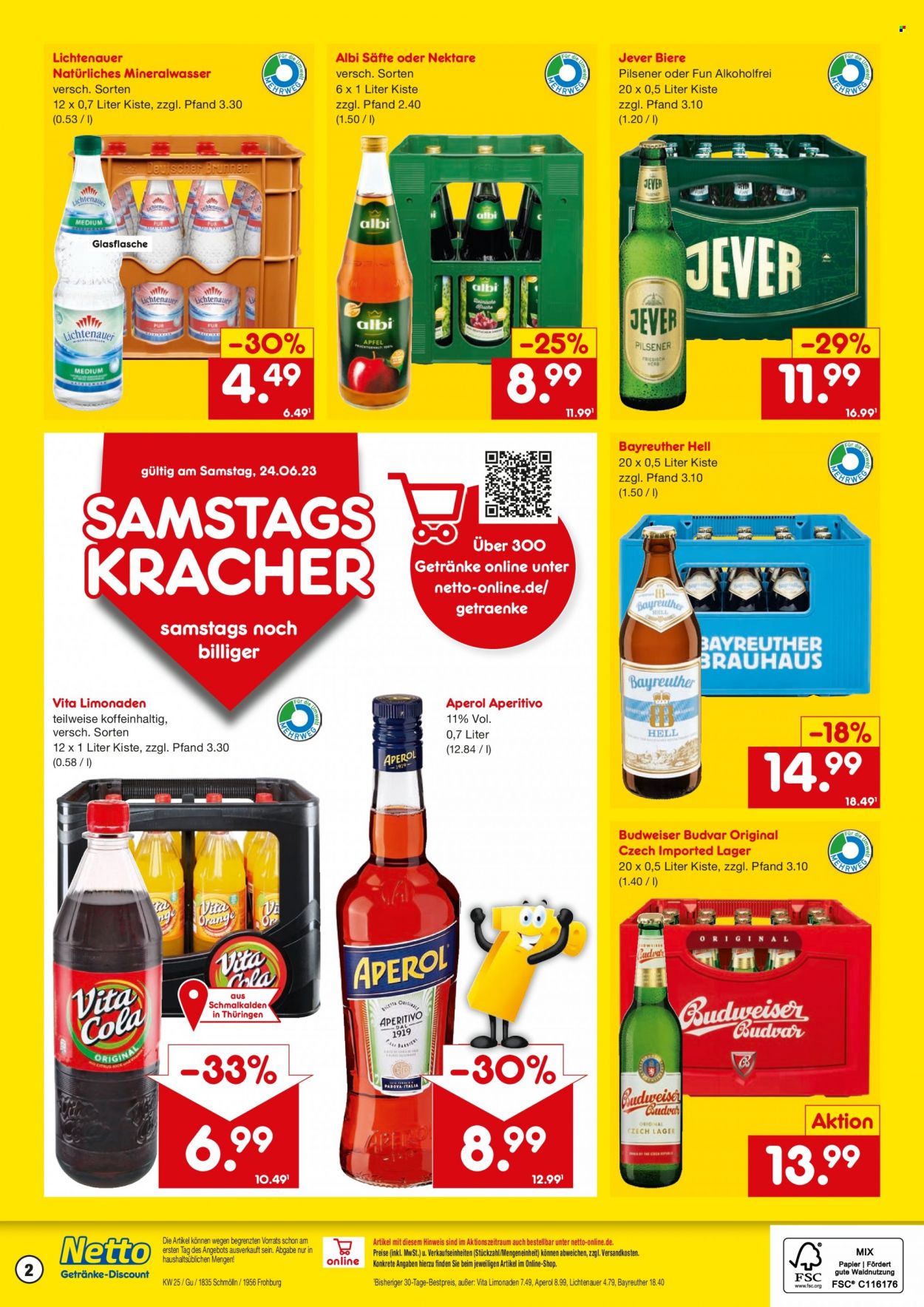 Netto Marken-Discount Prospekte  - 19.06.2023 - 24.06.2023. Seite 2
