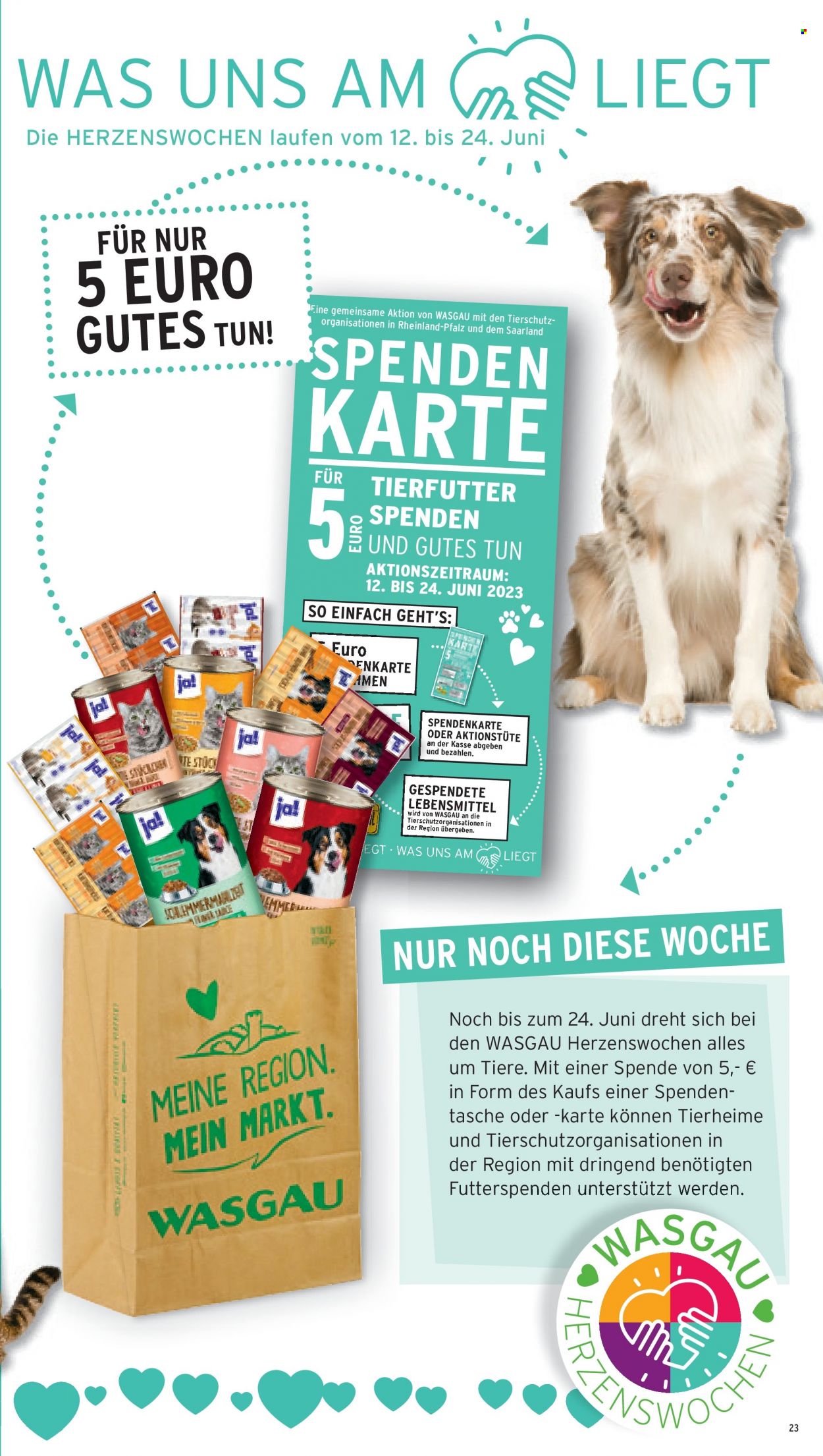 Wasgau Prospekte  - 19.06.2023 - 24.06.2023. Seite 23