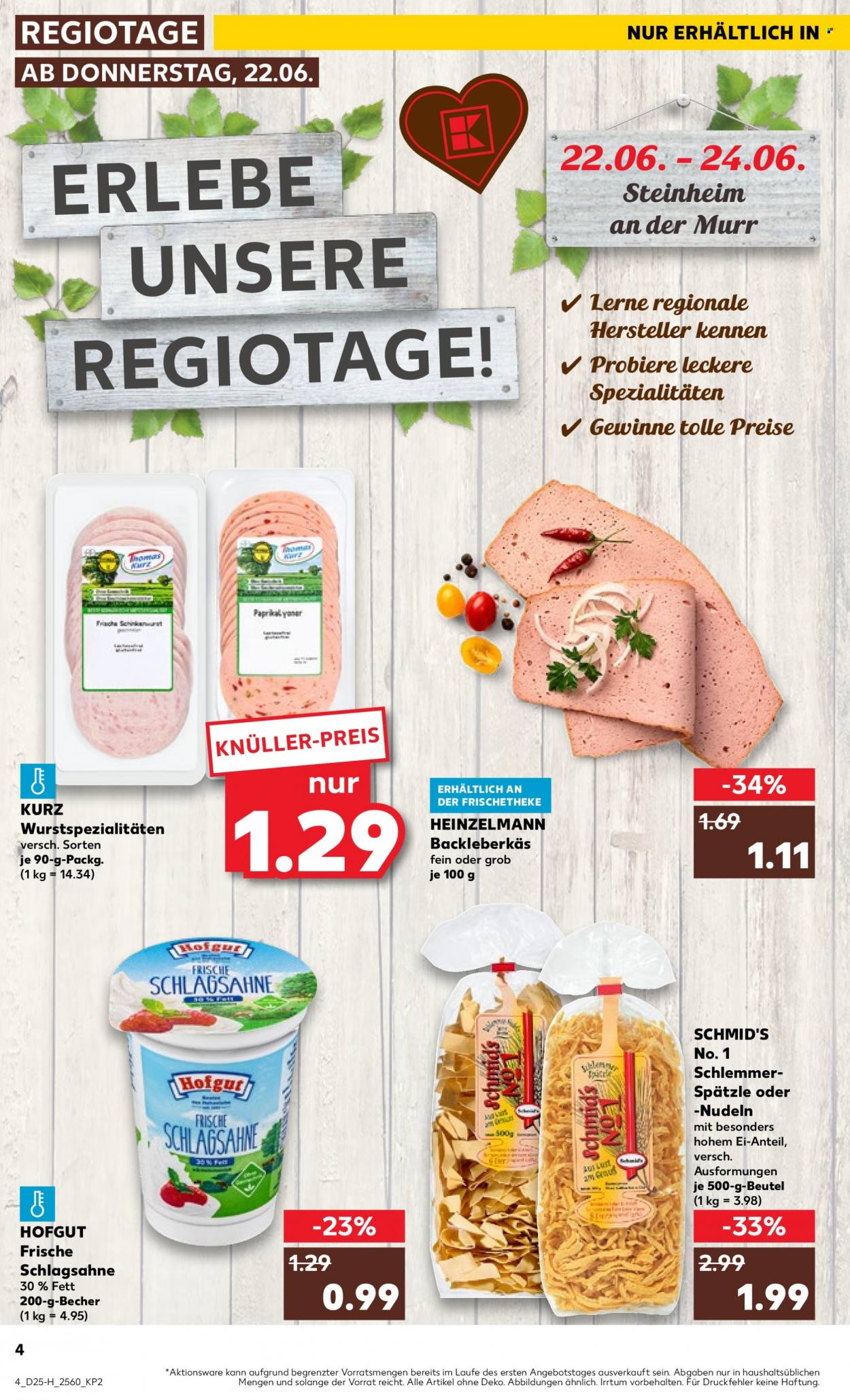 Kaufland Prospekte  - 22.06.2023 - 28.06.2023. Seite 4
