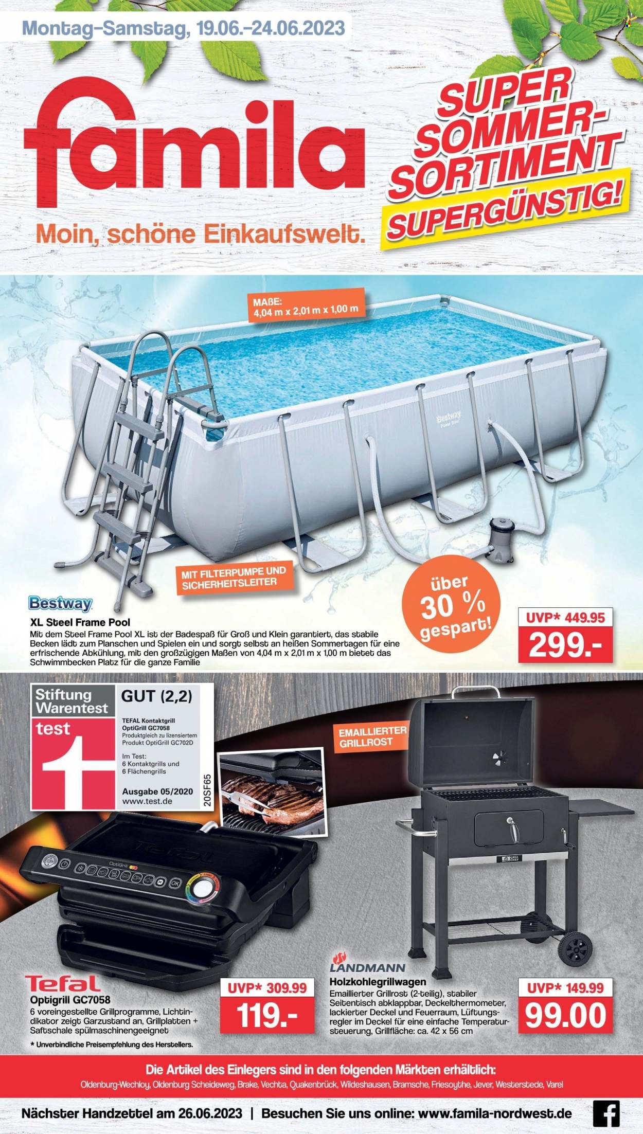 famila Prospekte  - 19.06.2023 - 24.06.2023. Seite 1
