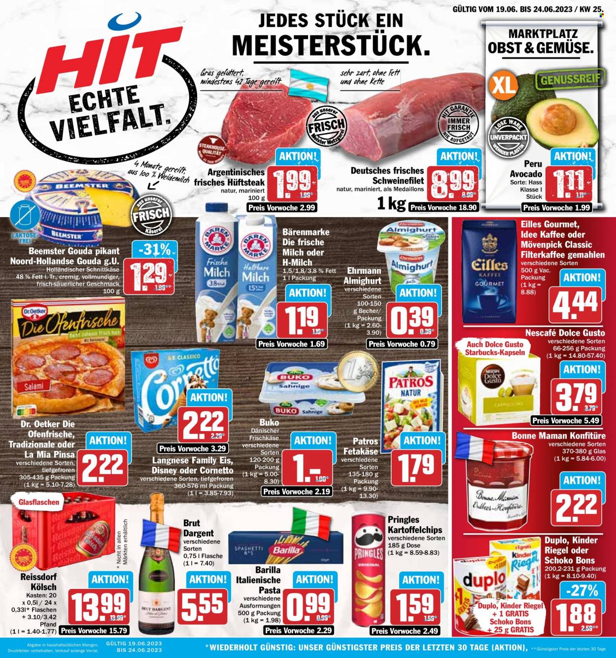 Hit Prospekte  - 19.06.2023 - 24.06.2023. Seite 1