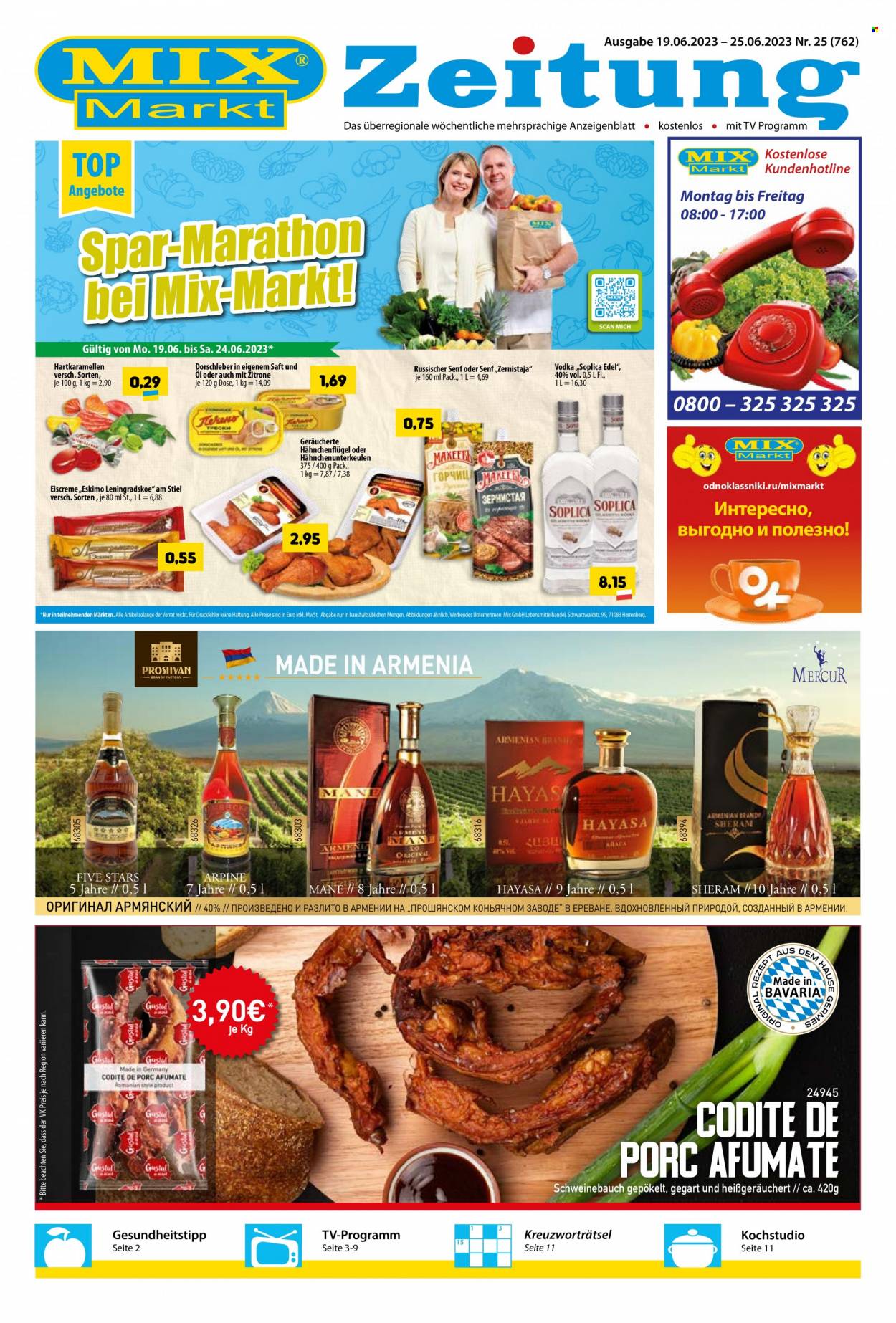 Mix Markt Prospekte  - 19.06.2023 - 25.06.2023. Seite 1