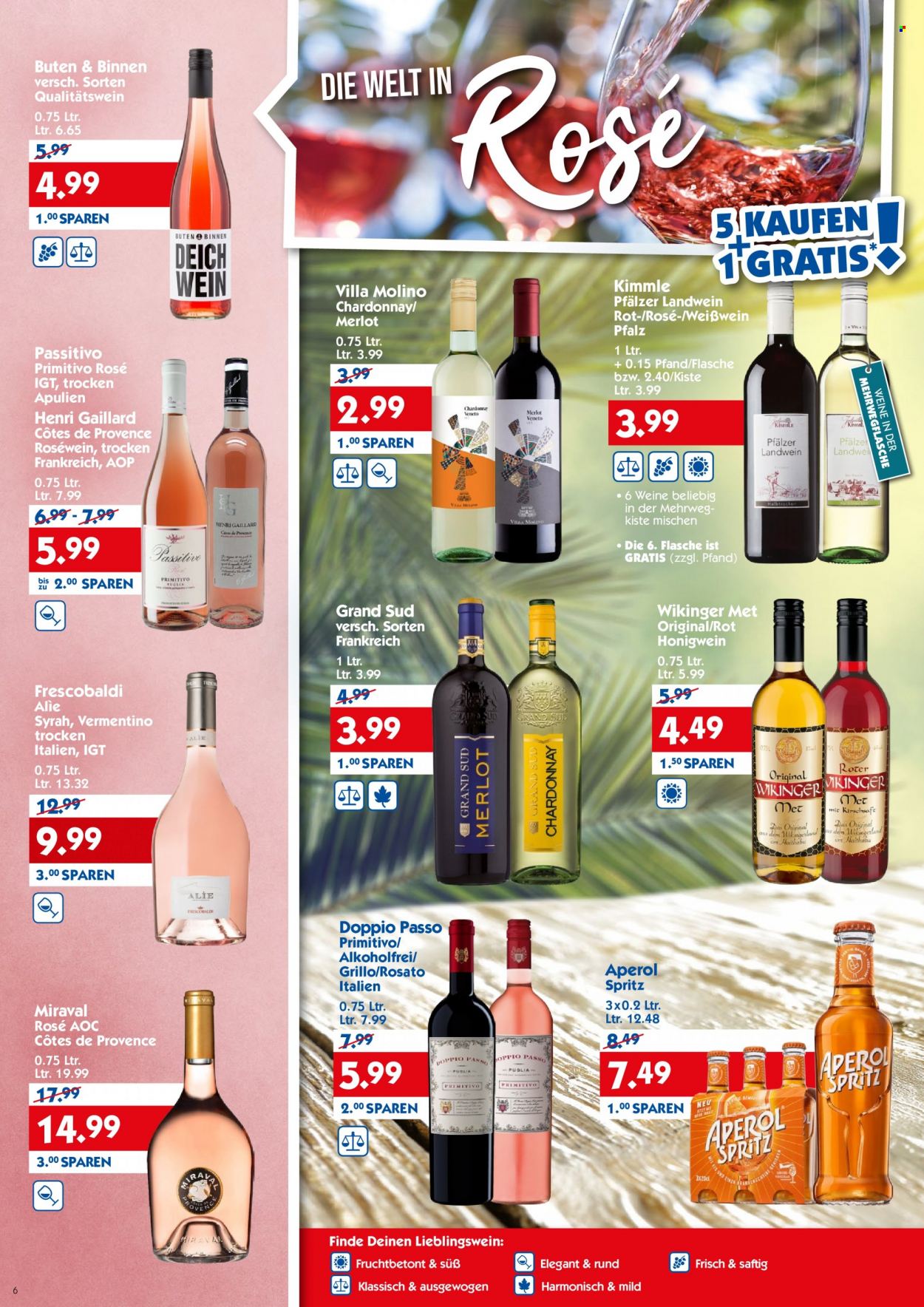 Hol'ab! Getränkemarkt Prospekte  - 19.06.2023 - 24.06.2023. Seite 6