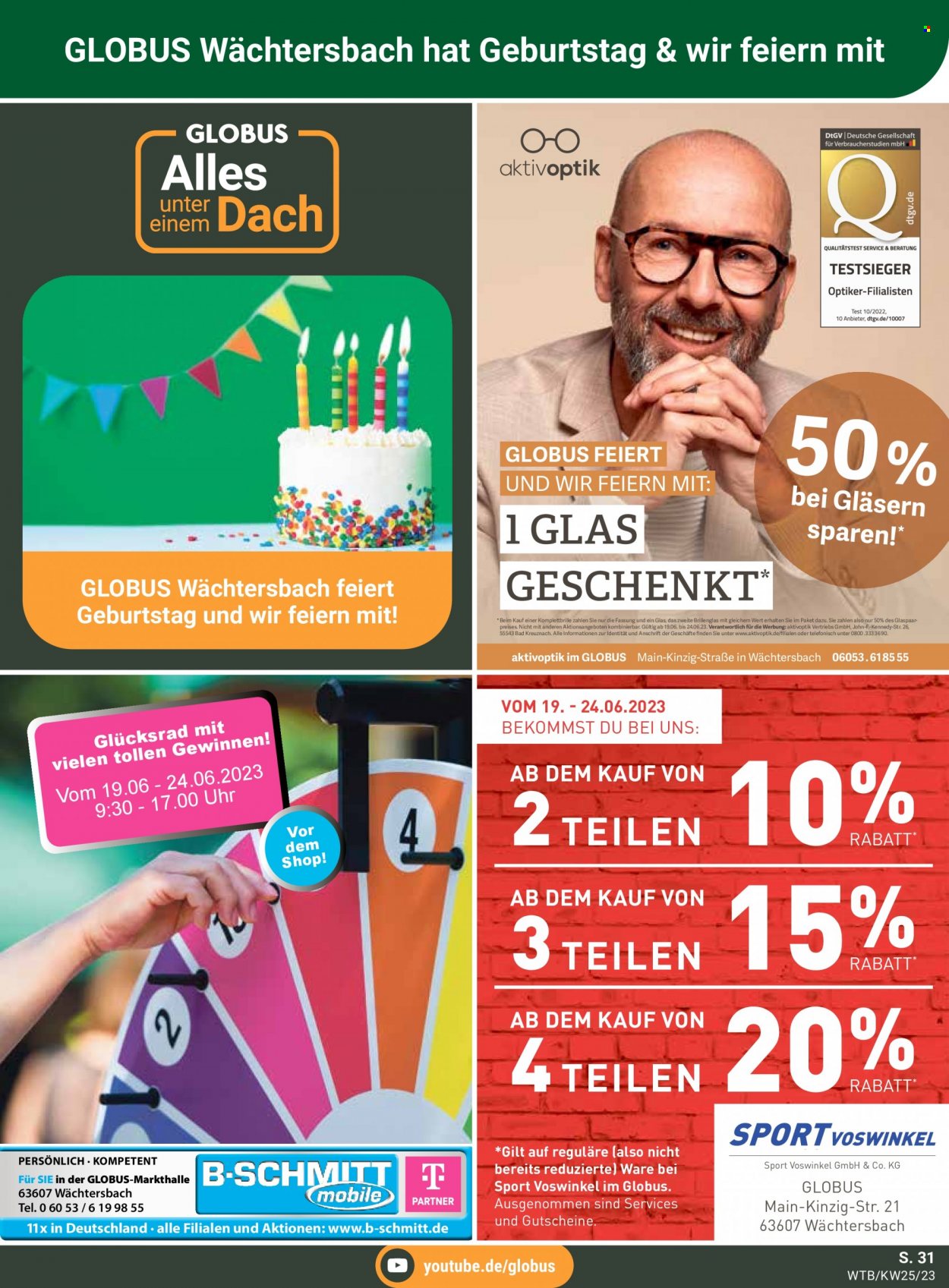 Globus Prospekte  - 19.06.2023 - 24.06.2023. Seite 35