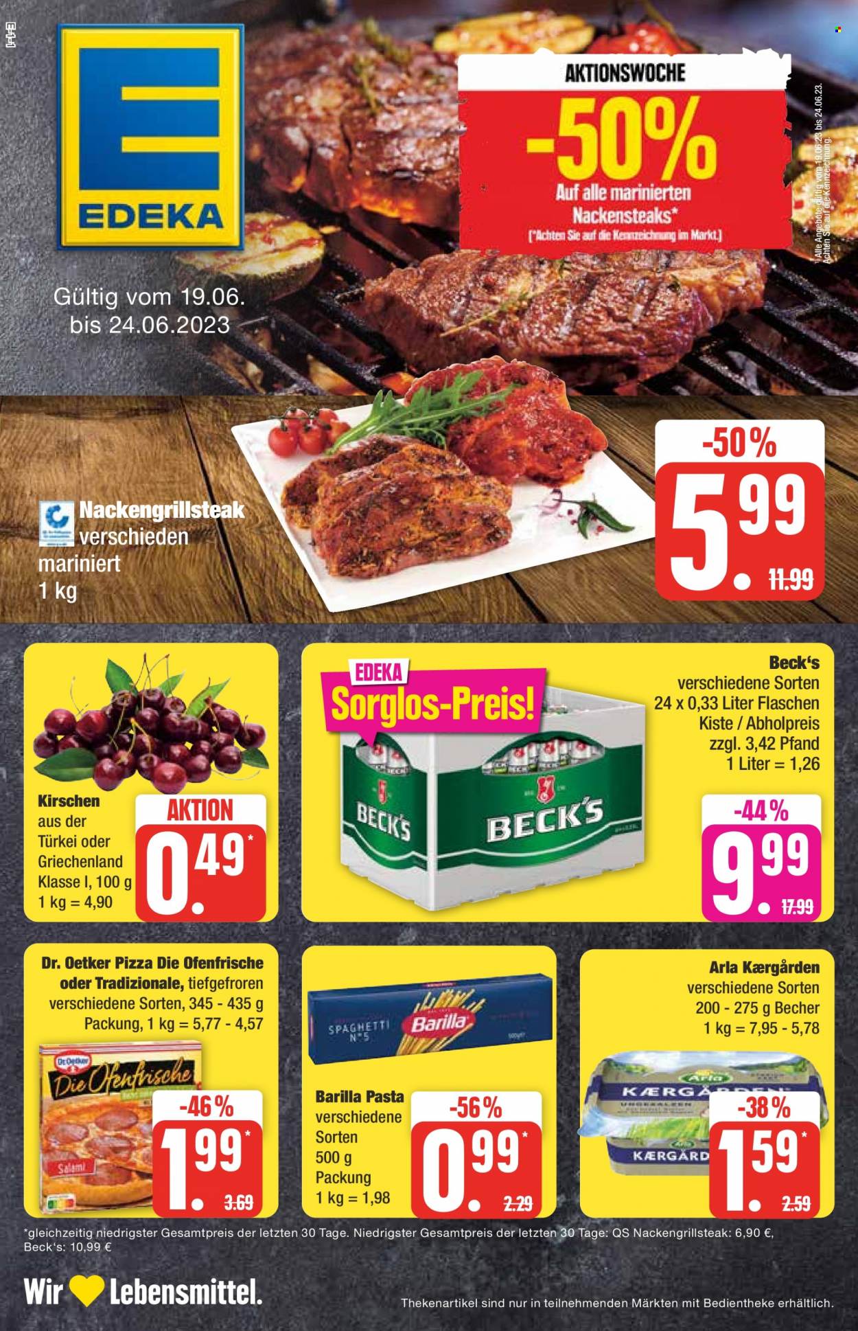 Edeka Prospekte  - 19.06.2023 - 24.06.2023. Seite 1