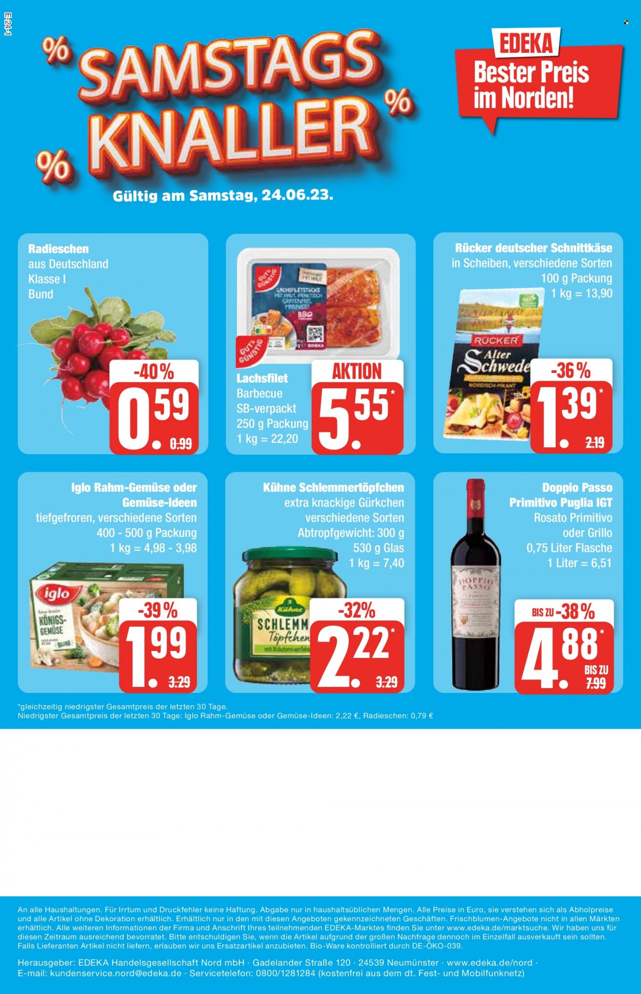 Edeka Prospekte  - 19.06.2023 - 24.06.2023. Seite 24