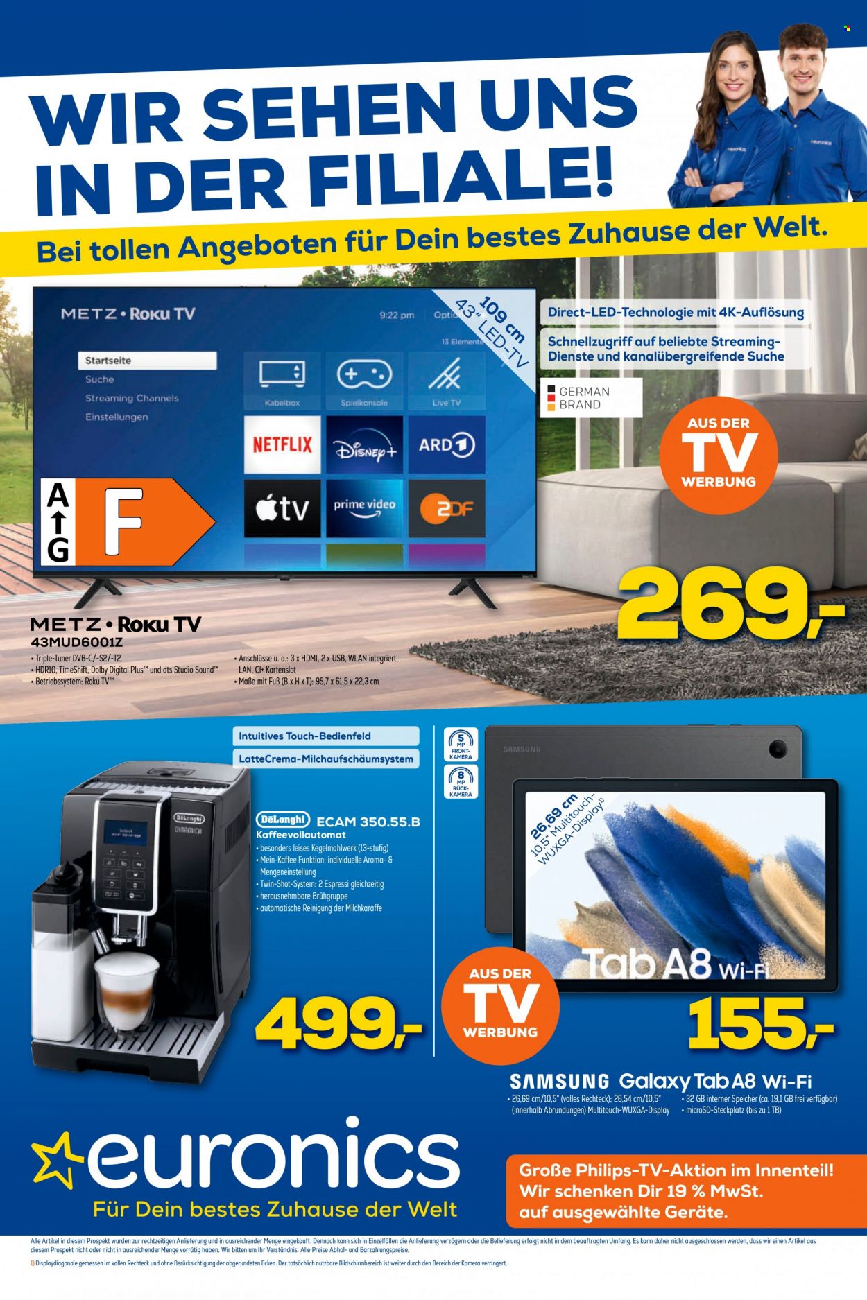 Euronics Prospekte  - 19.06.2023 - 26.06.2023. Seite 1