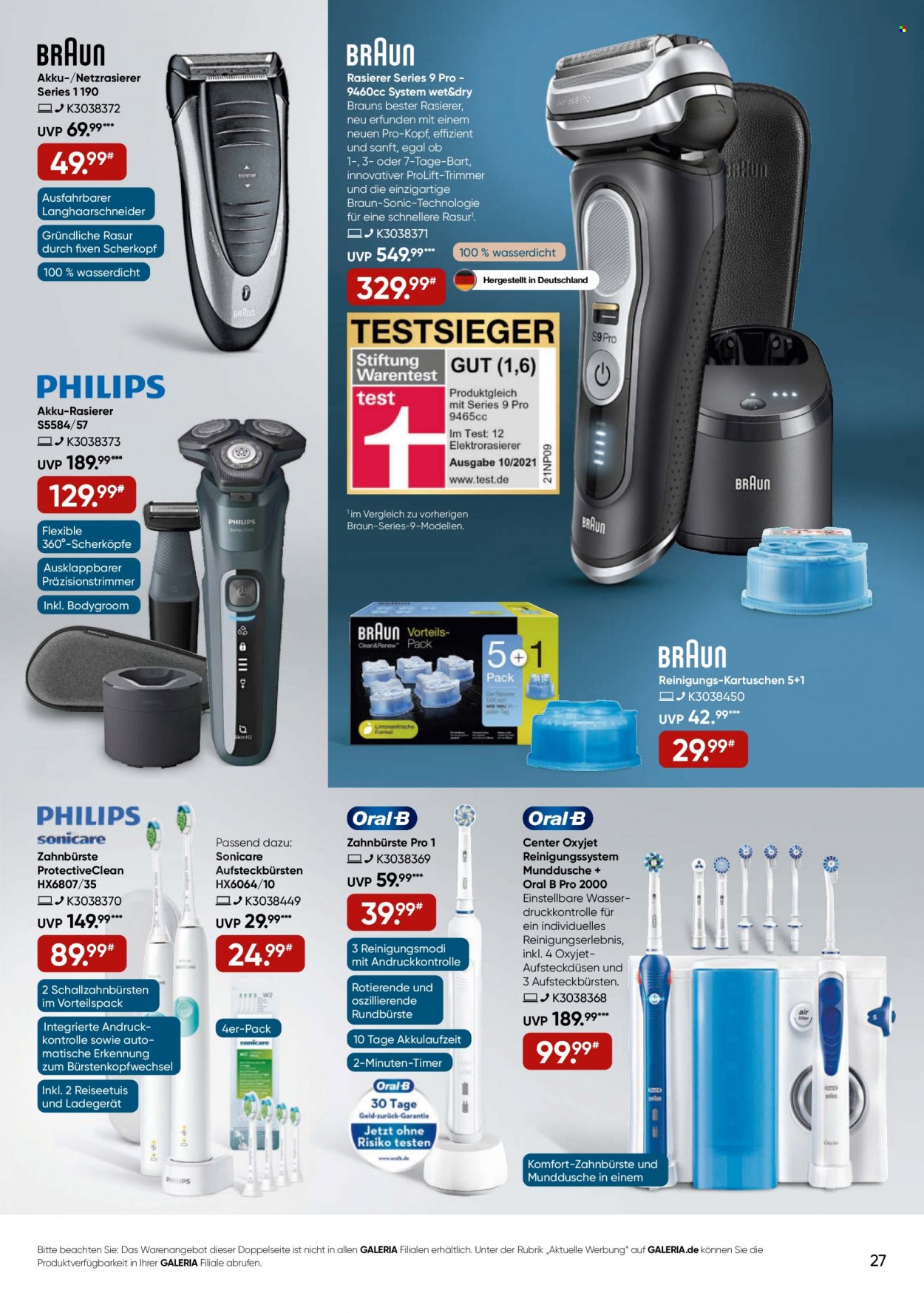 GALERIA Karstadt Kaufhof Prospekte  - 21.06.2023 - 27.06.2023. Seite 27