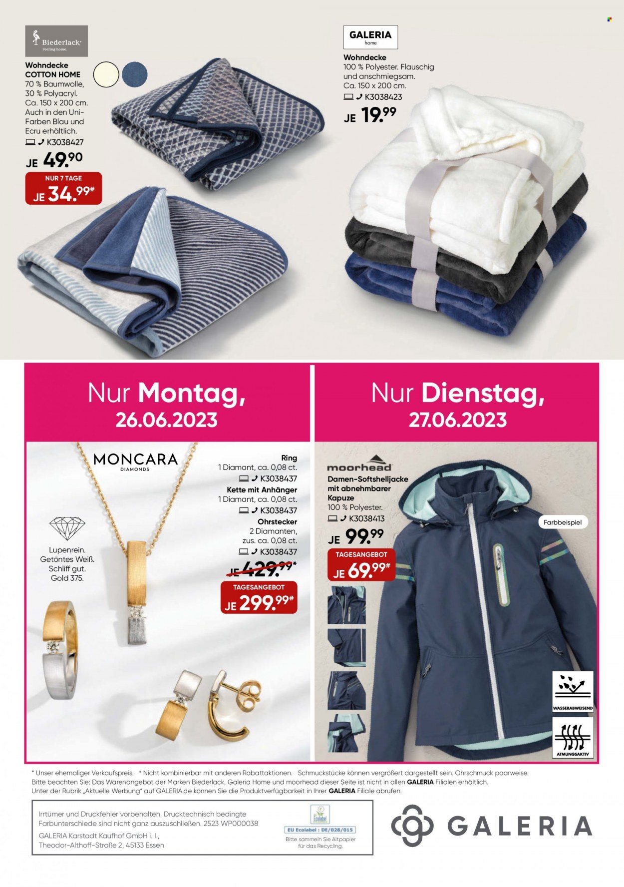 GALERIA Karstadt Kaufhof Prospekte  - 21.06.2023 - 27.06.2023. Seite 32