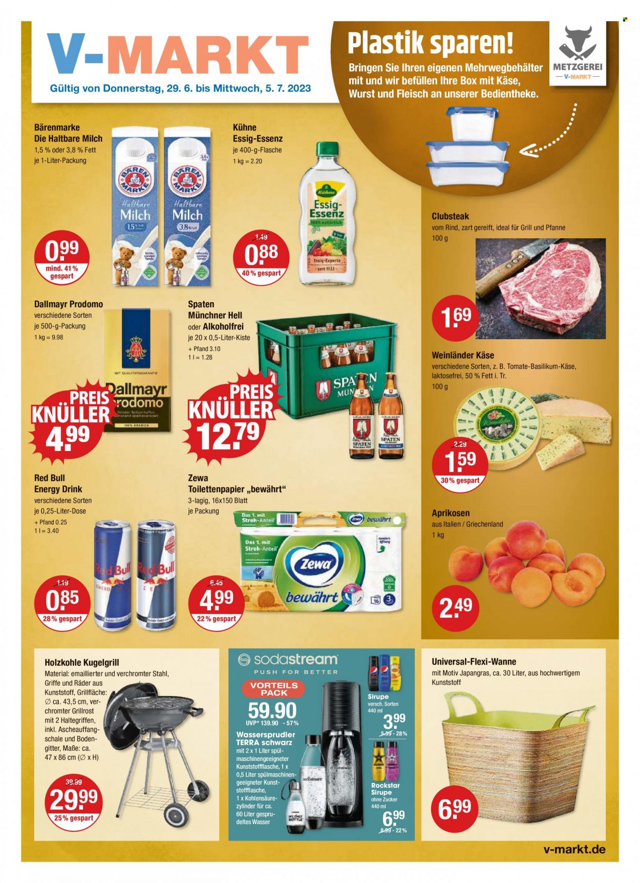 V-Markt Prospekte  - 29.06.2023 - 5.07.2023. Seite 1