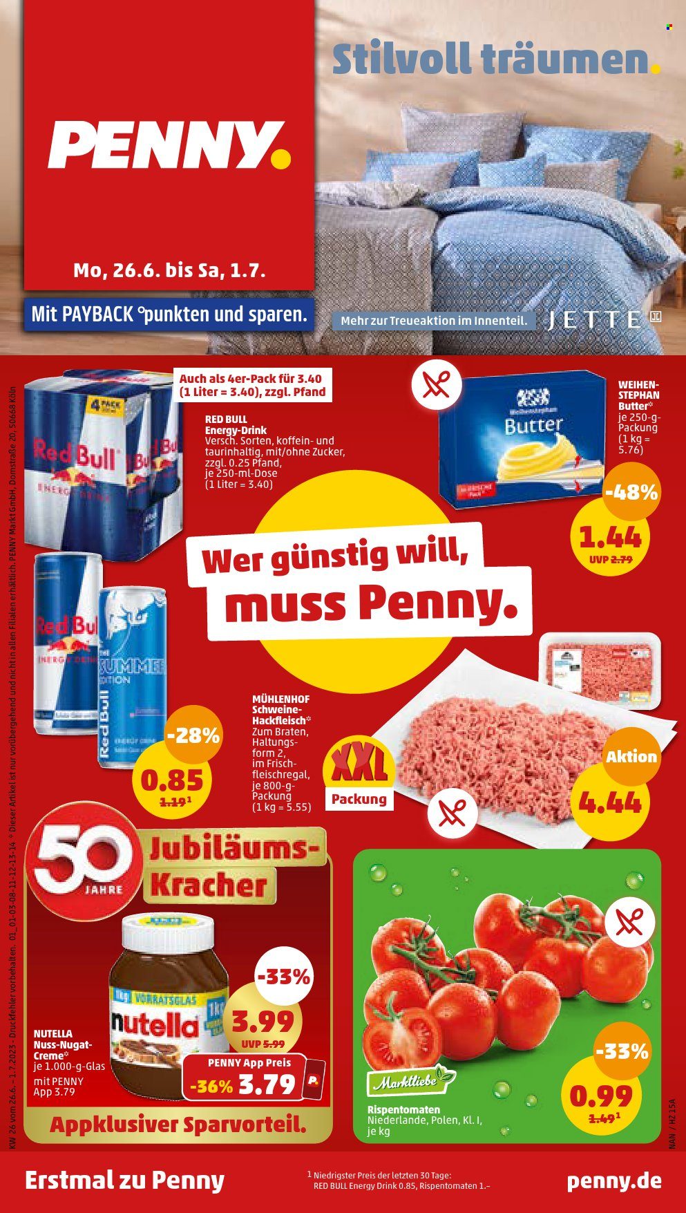 Penny Prospekte  - 26.06.2023 - 1.07.2023. Seite 1