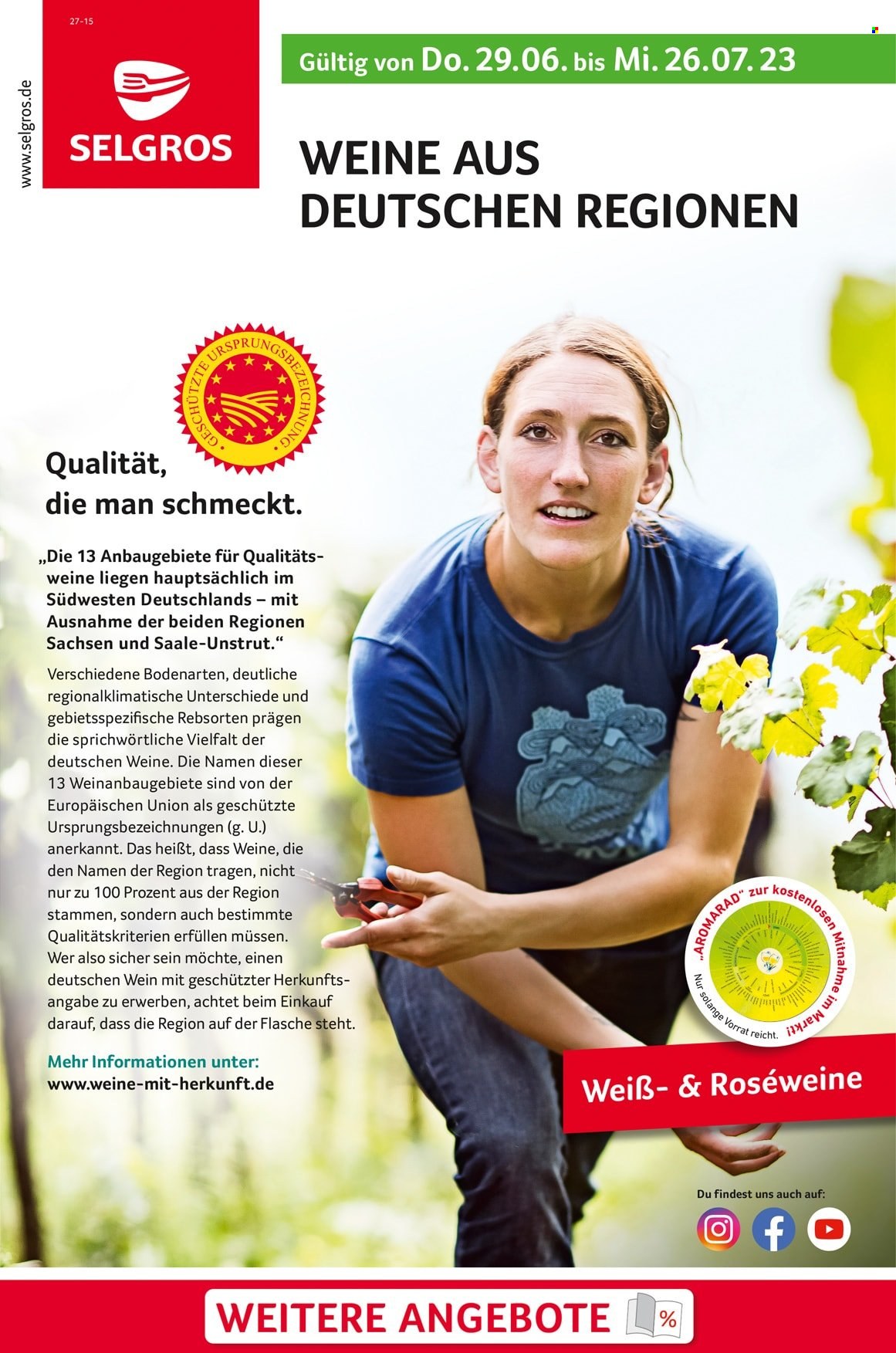 Selgros Prospekte  - 29.06.2023 - 26.07.2023. Seite 1