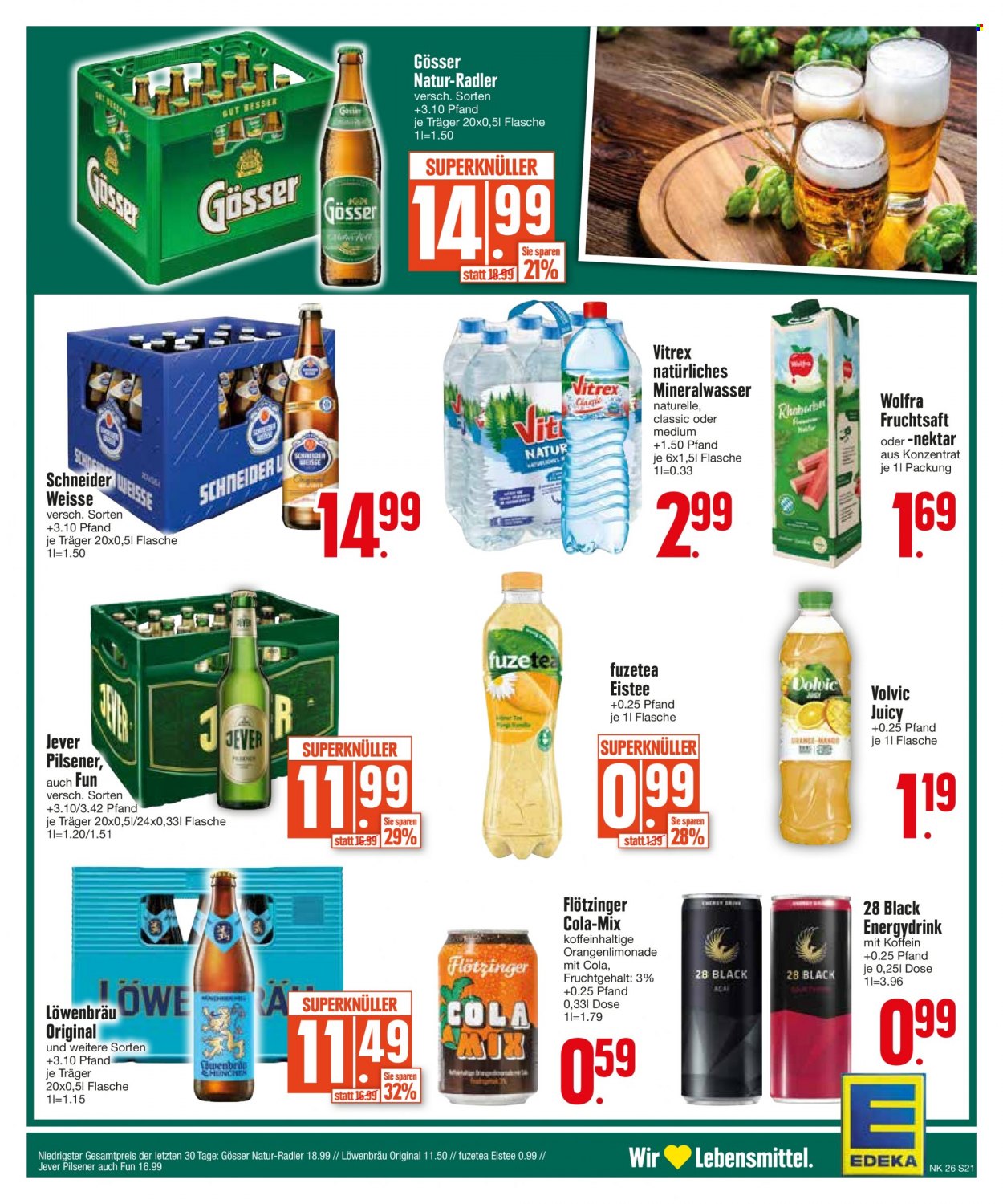 Edeka Prospekte  - 26.06.2023 - 1.07.2023. Seite 21